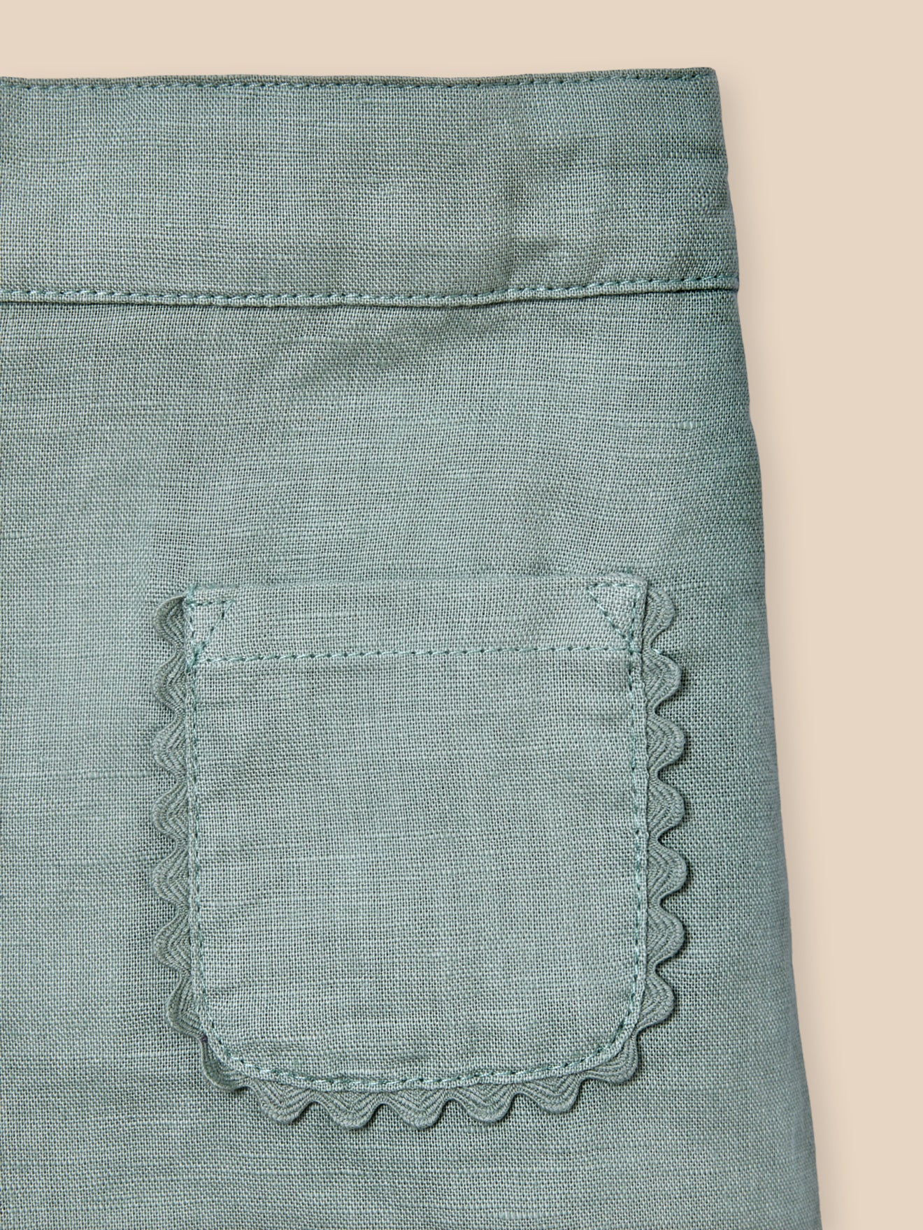 Shorts aus Leinen und Baumwolle, Baby