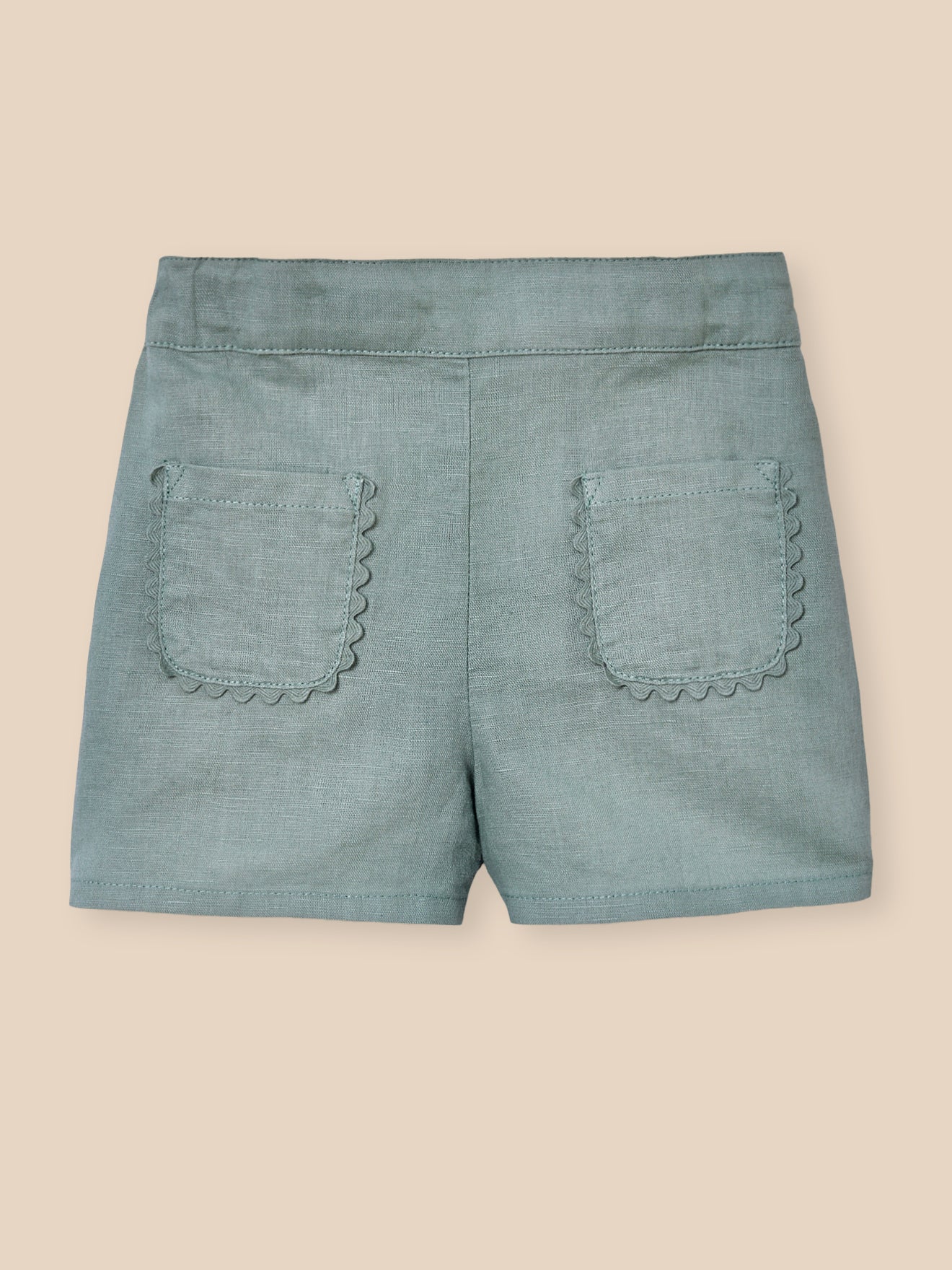 Shorts aus Leinen und Baumwolle, Baby