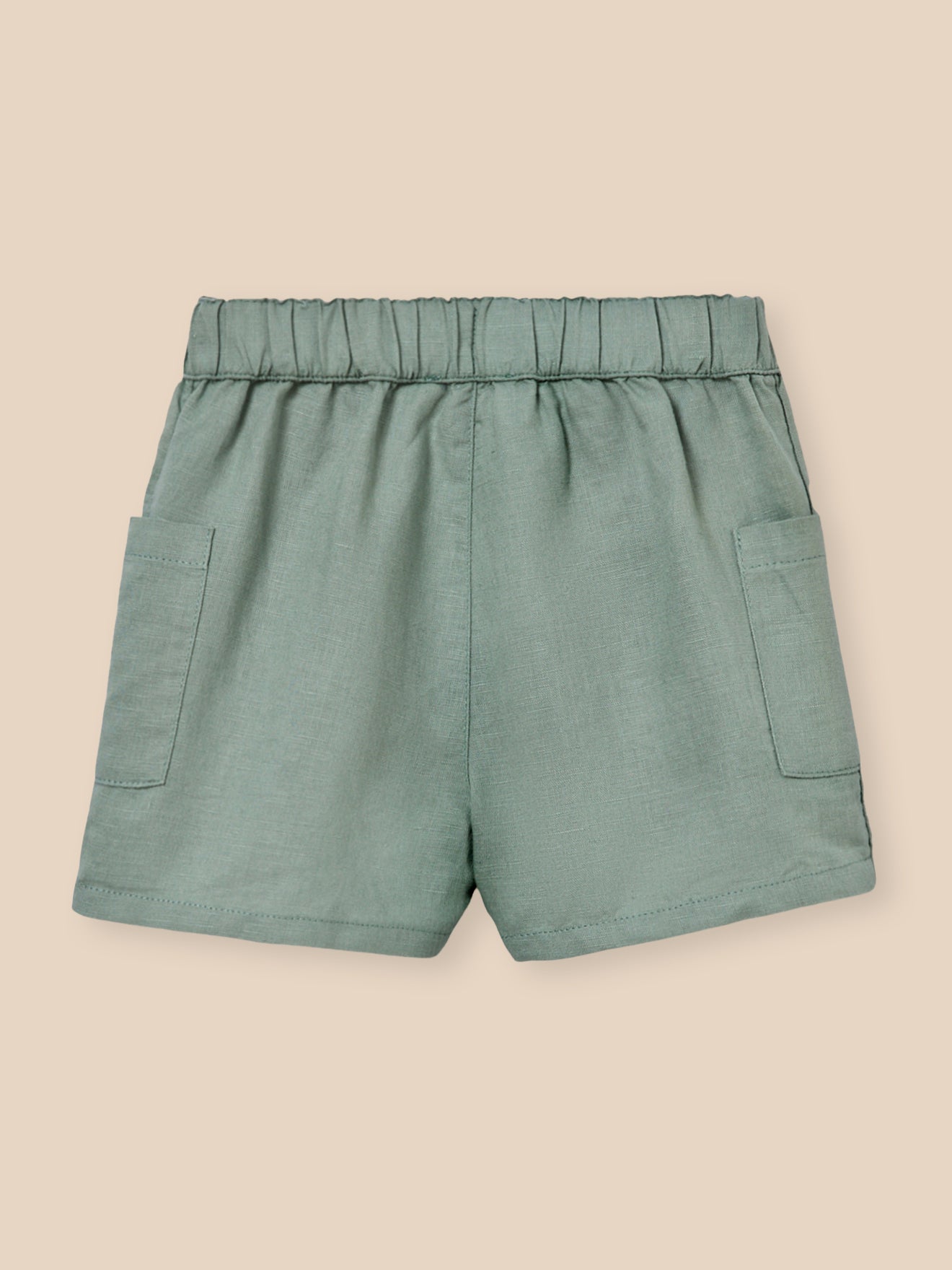 Shorts aus Leinen und Baumwolle, Baby