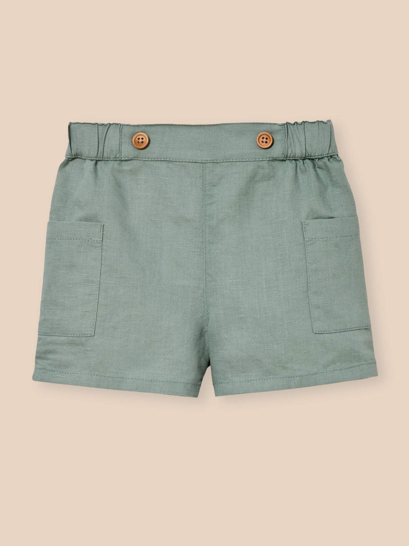 Shorts aus Leinen und Baumwolle, Baby