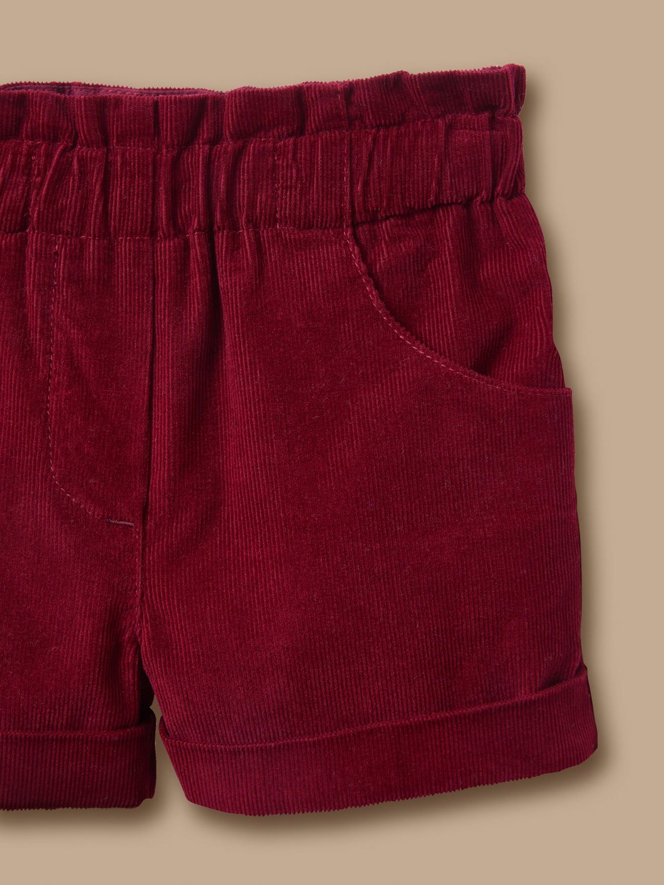 Samtshorts für Babys