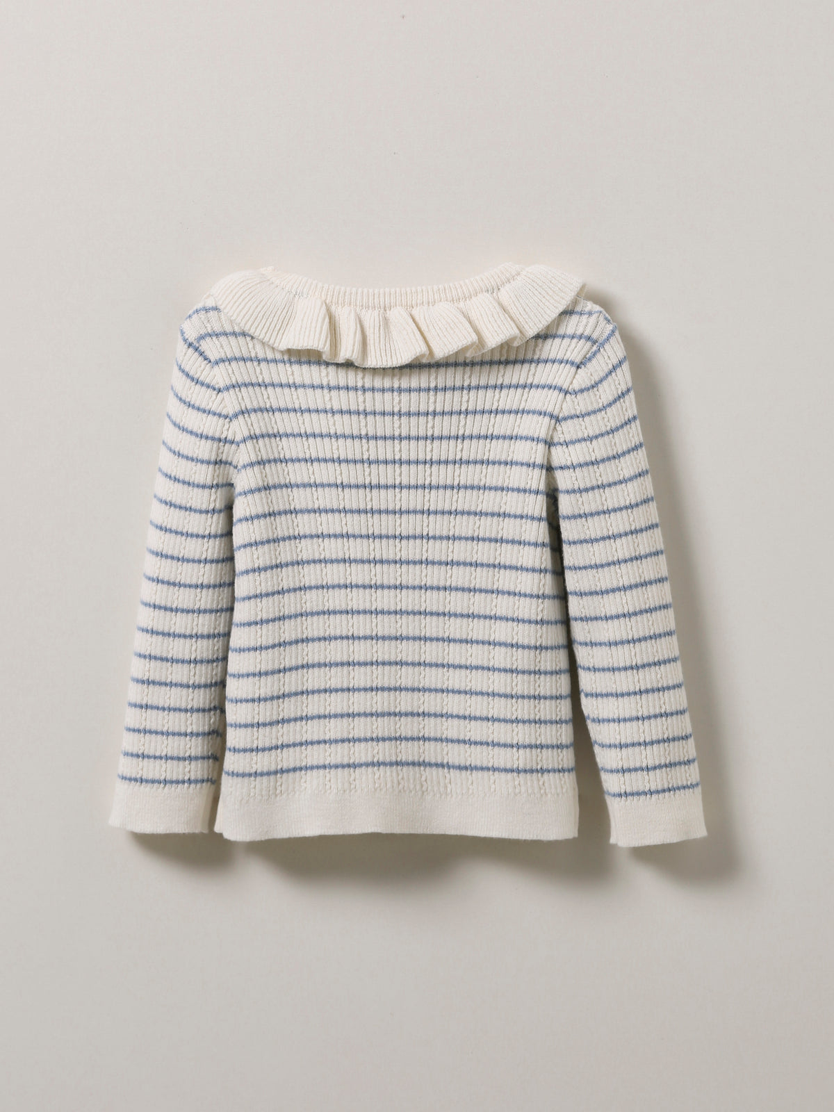 Babypullover - Bio-Baumwolle und Wolle