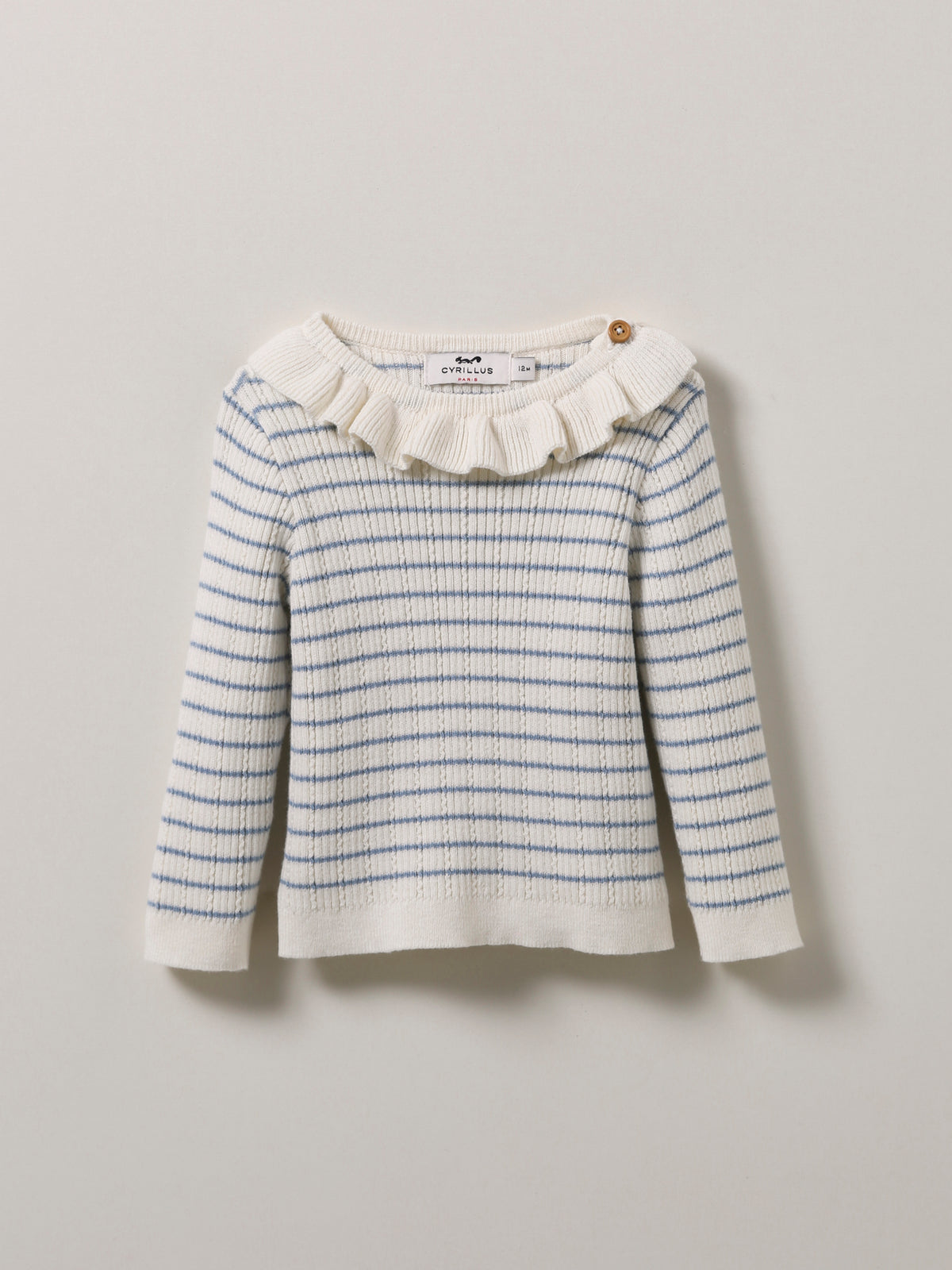 Babypullover - Bio-Baumwolle und Wolle