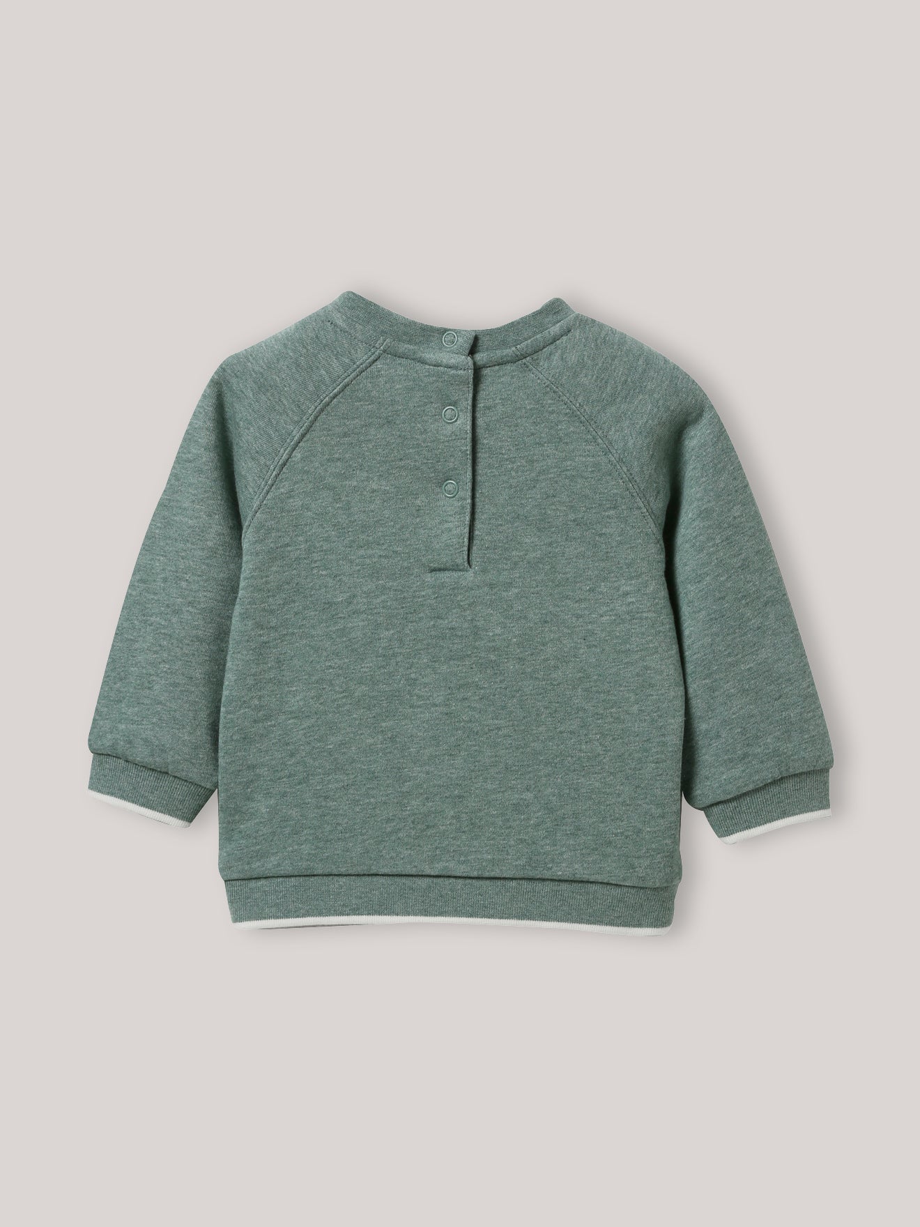 Baby-Sweatshirt mit Stickerei – Bio-Baumwolle