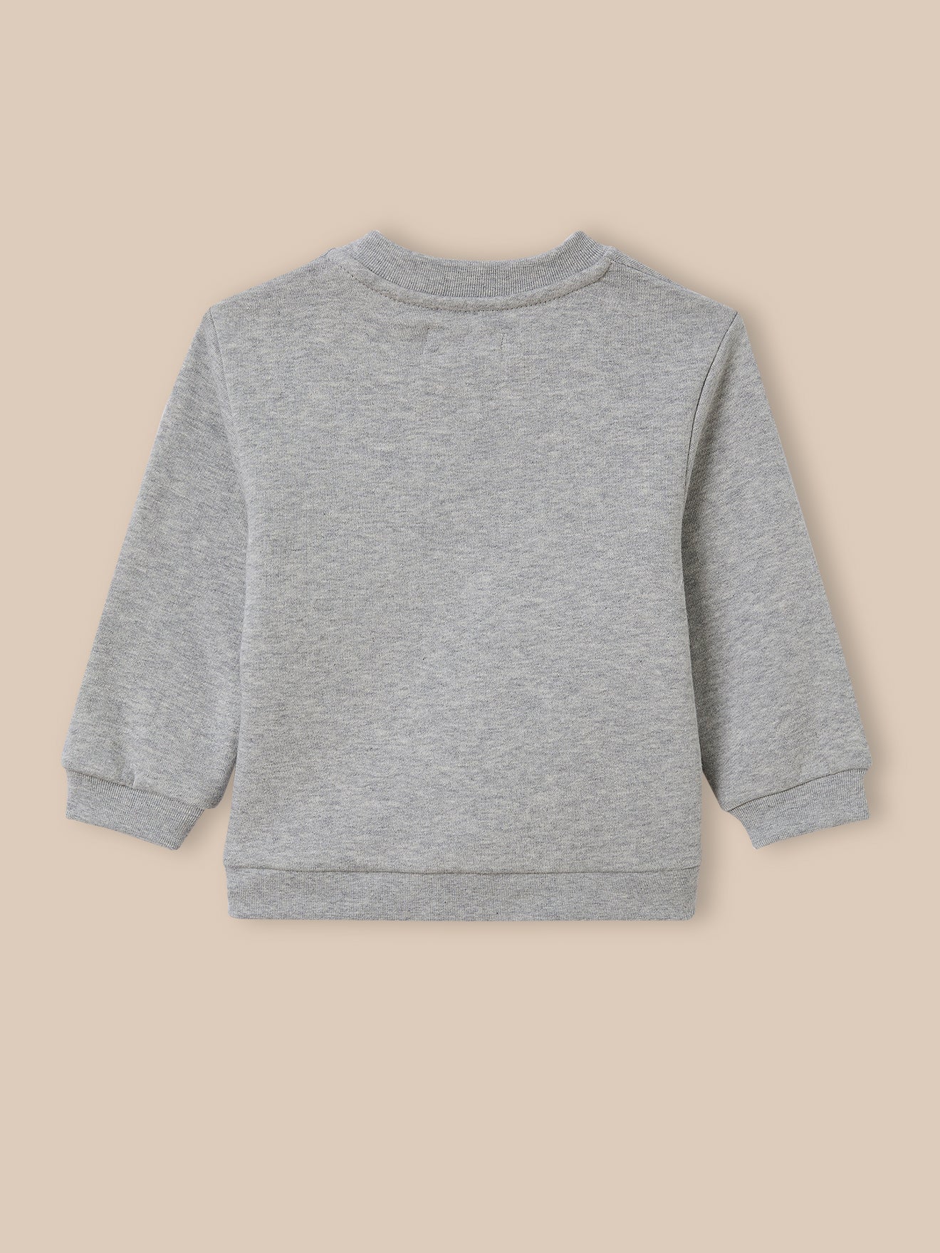 Baby-Sweatshirt mit Print- Bio-Baumwolle