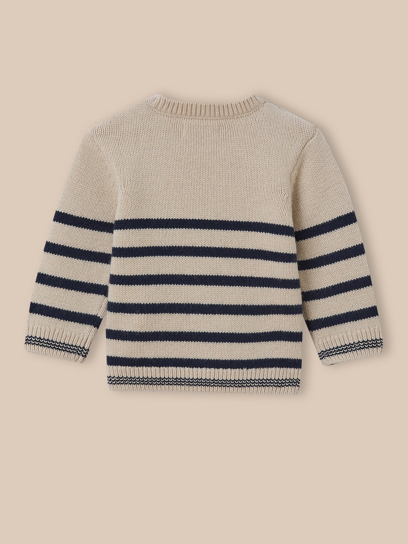Baby-Ringel-Pullover Wolle