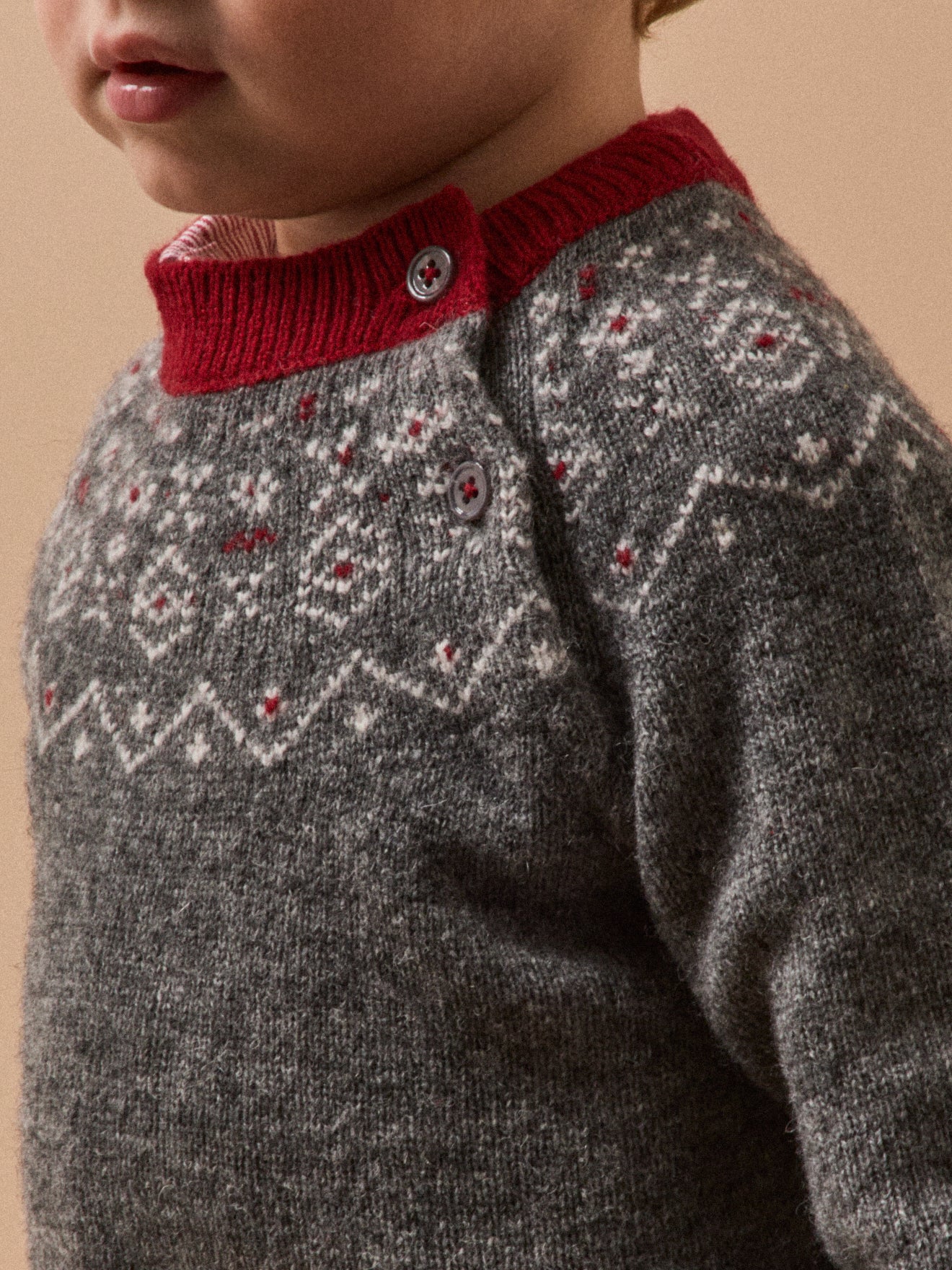 Baby-Pullover aus Lambswool