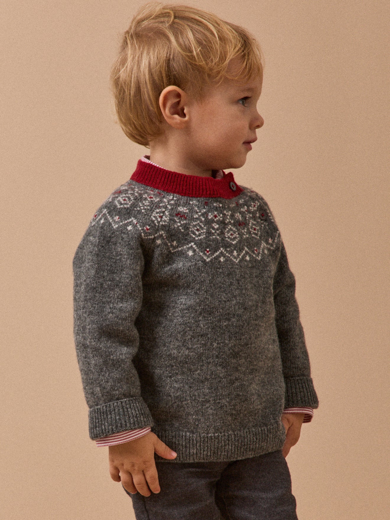 Baby-Pullover aus Lambswool