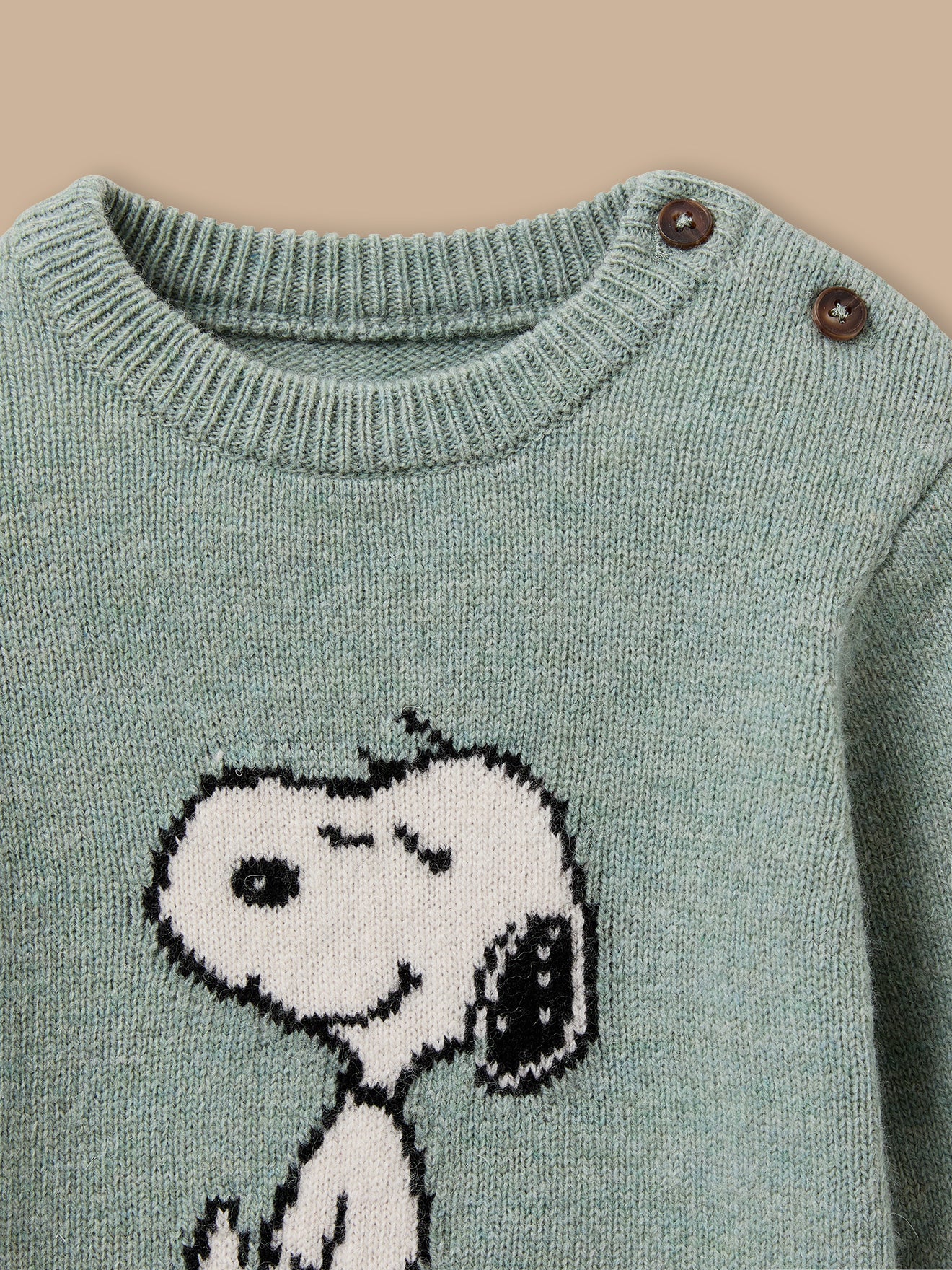 Baby Pullover Cyrillus X PEANUTS™ – Kollektion « Snoopy »