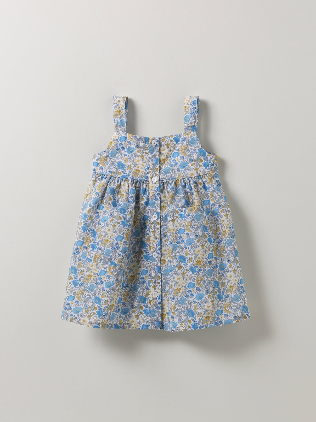 Baby-Schürzenkleid aus Liberty®-Stoff «Florence May»