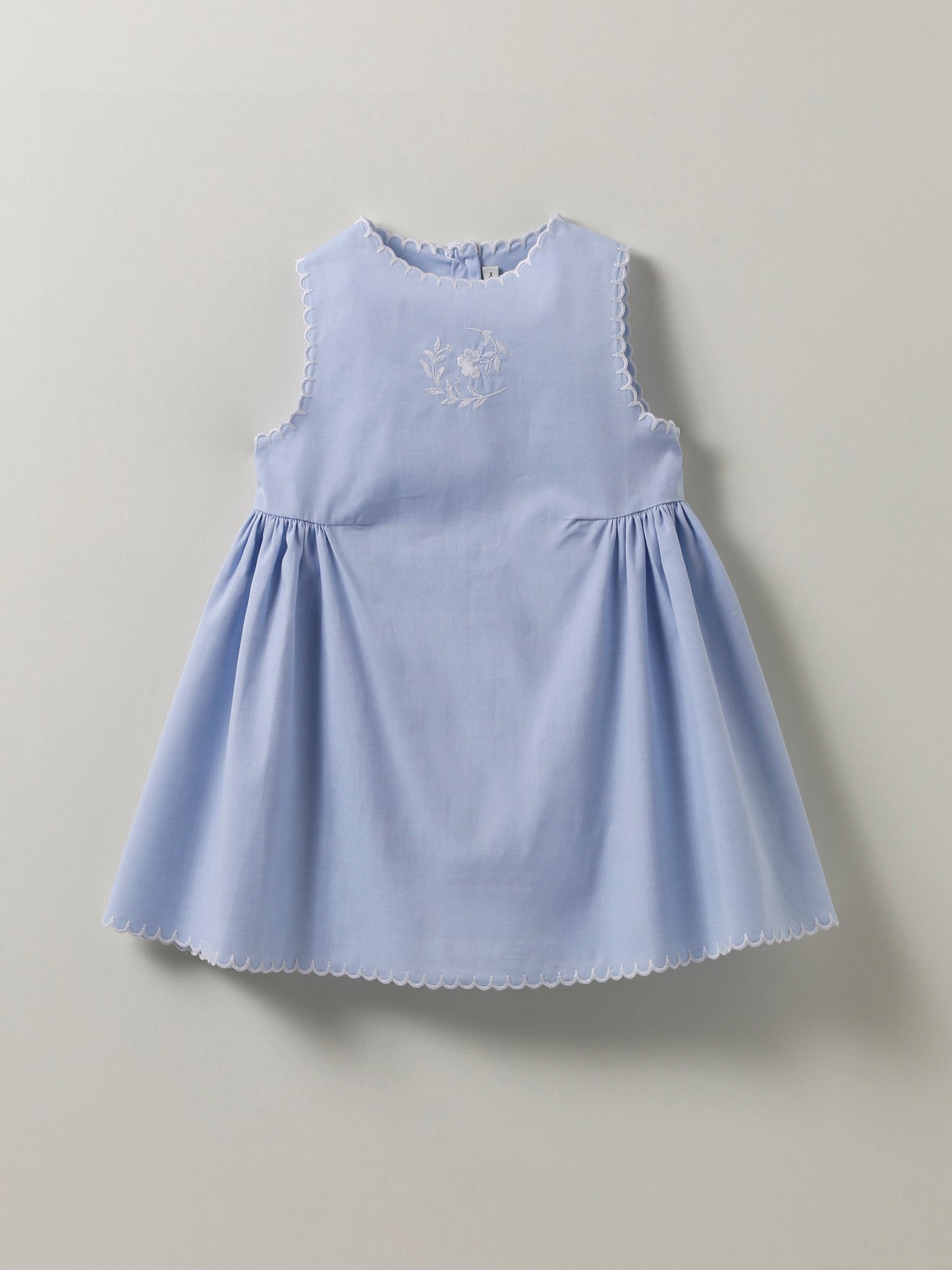 Babykleid aus Oxford-Stoff