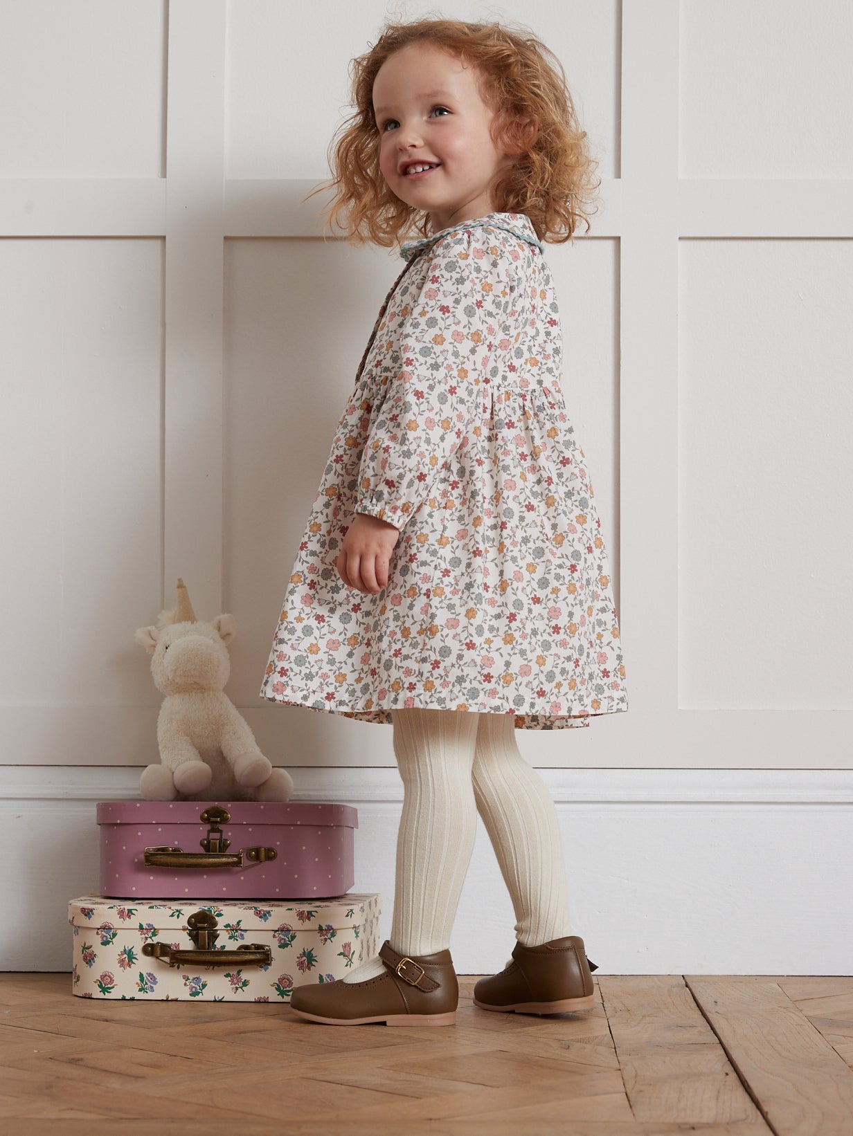 Babykleid mit Druckmuster „Jane”