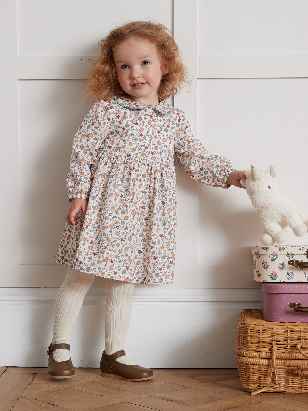 Babykleid mit Druckmuster „Jane”