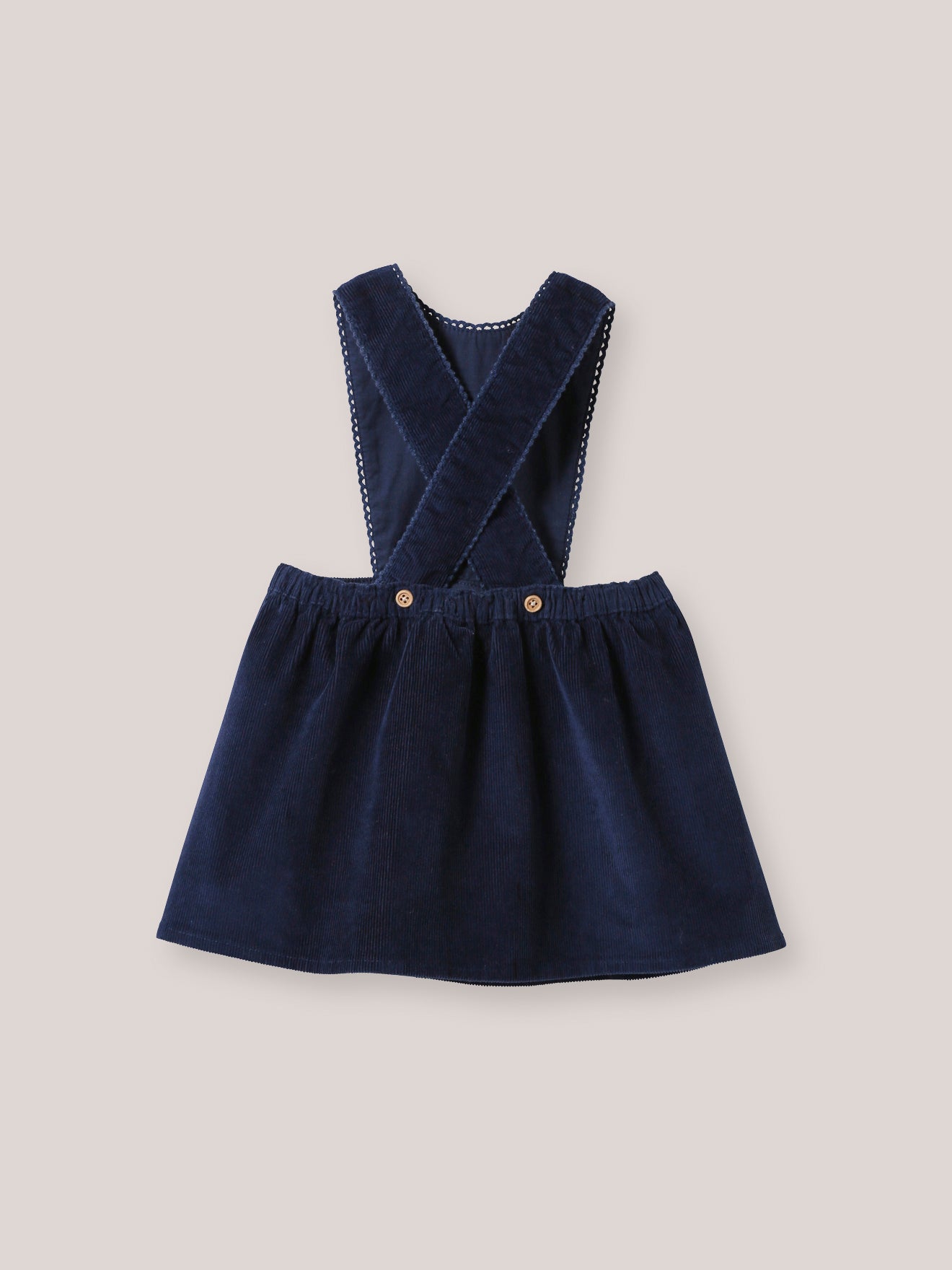 Baby-Schürzenkleid aus Velours