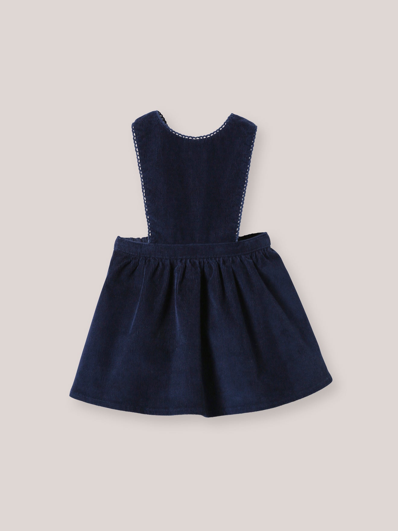 Baby-Schürzenkleid aus Velours