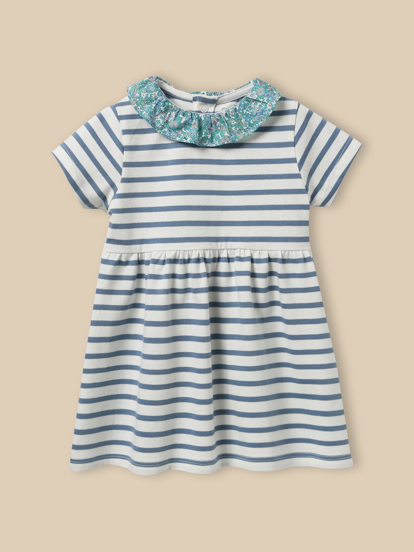 Matrosen-Kleid, Baby - Bio-Baumwolle