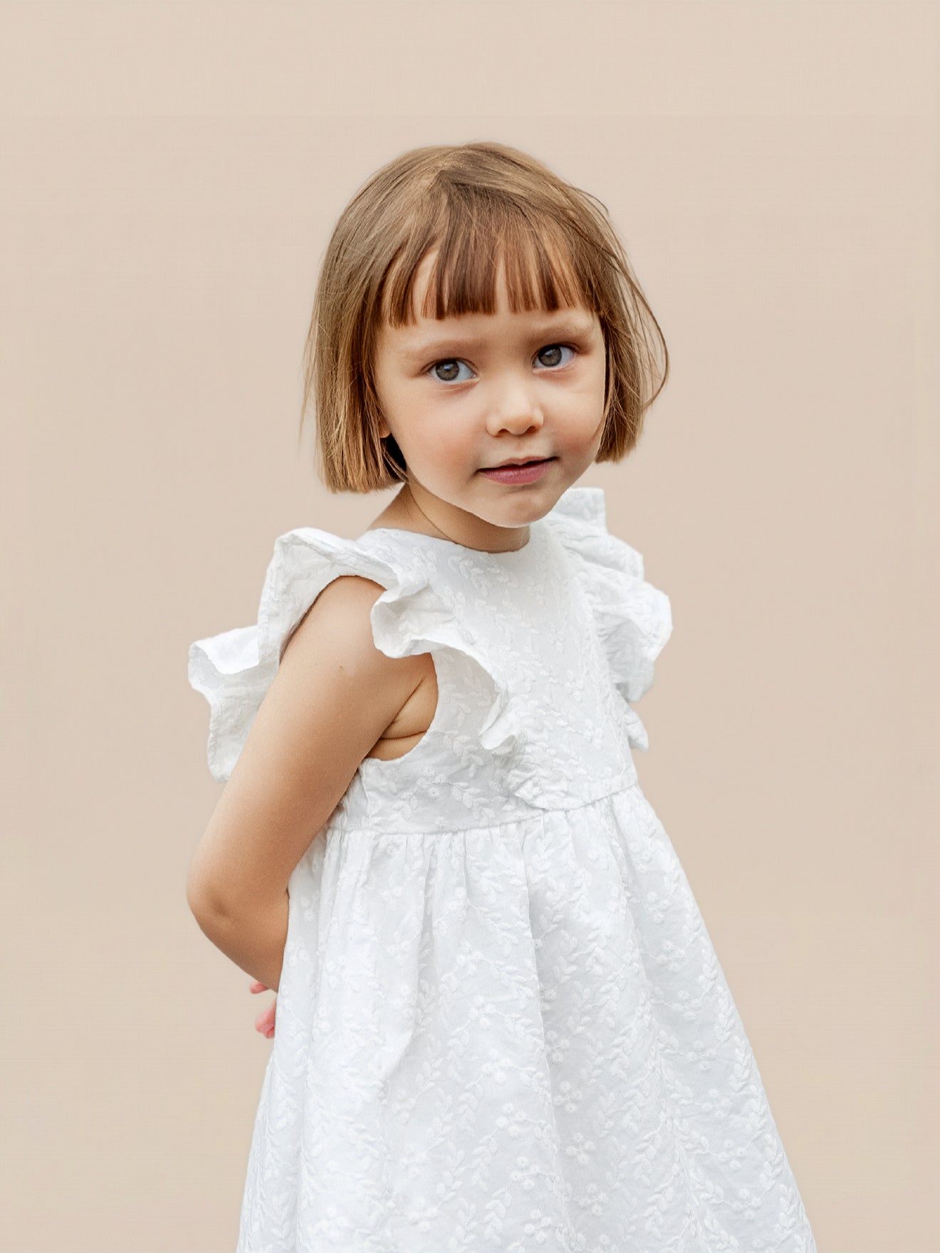 Besticktes Kleid Sarah -Kollektion Festtage und Hochzeiten