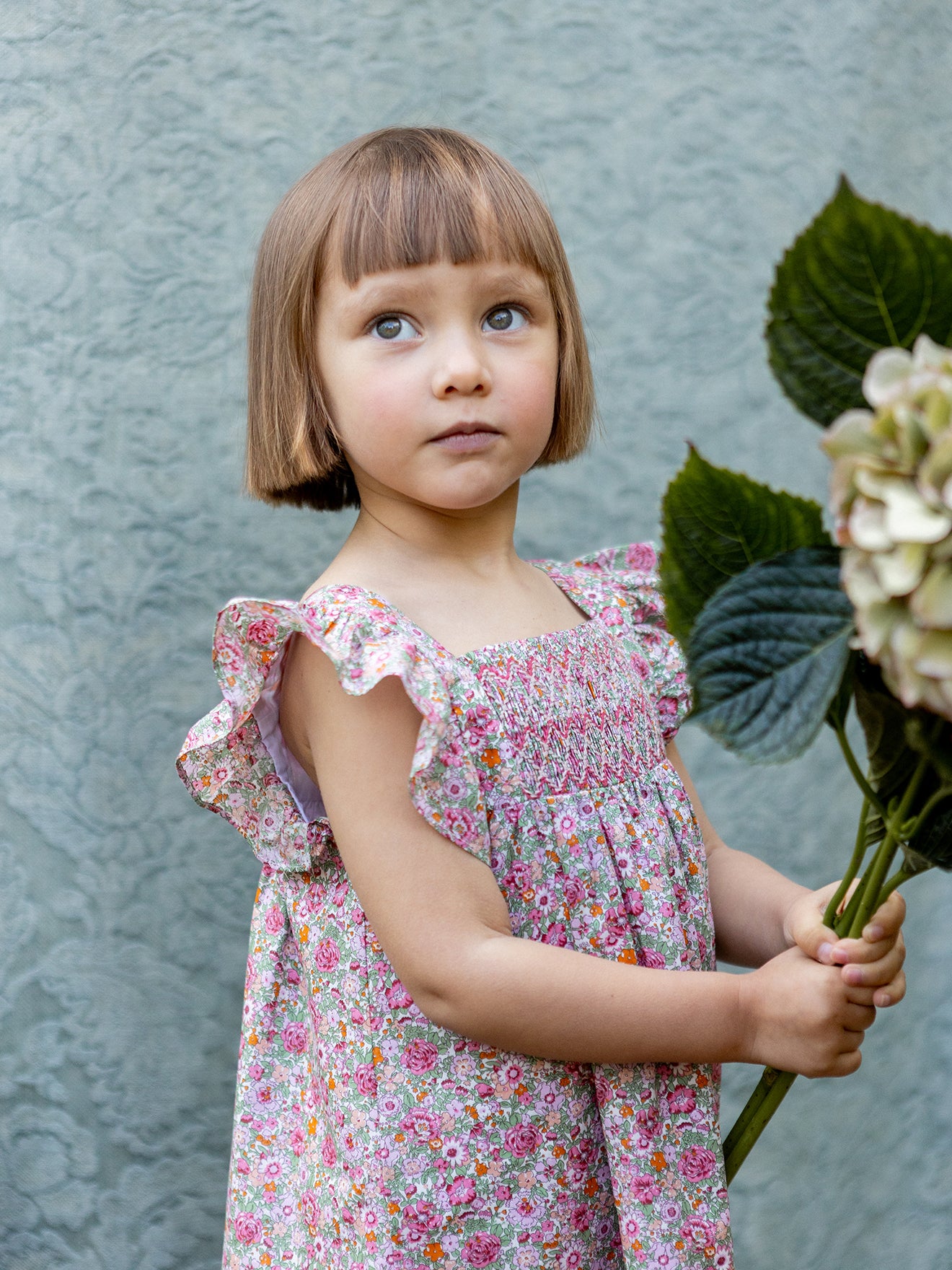 Kleid aus Liberty®-Stoff « Amélie » – Kollektion für Festtage und Hochzeiten