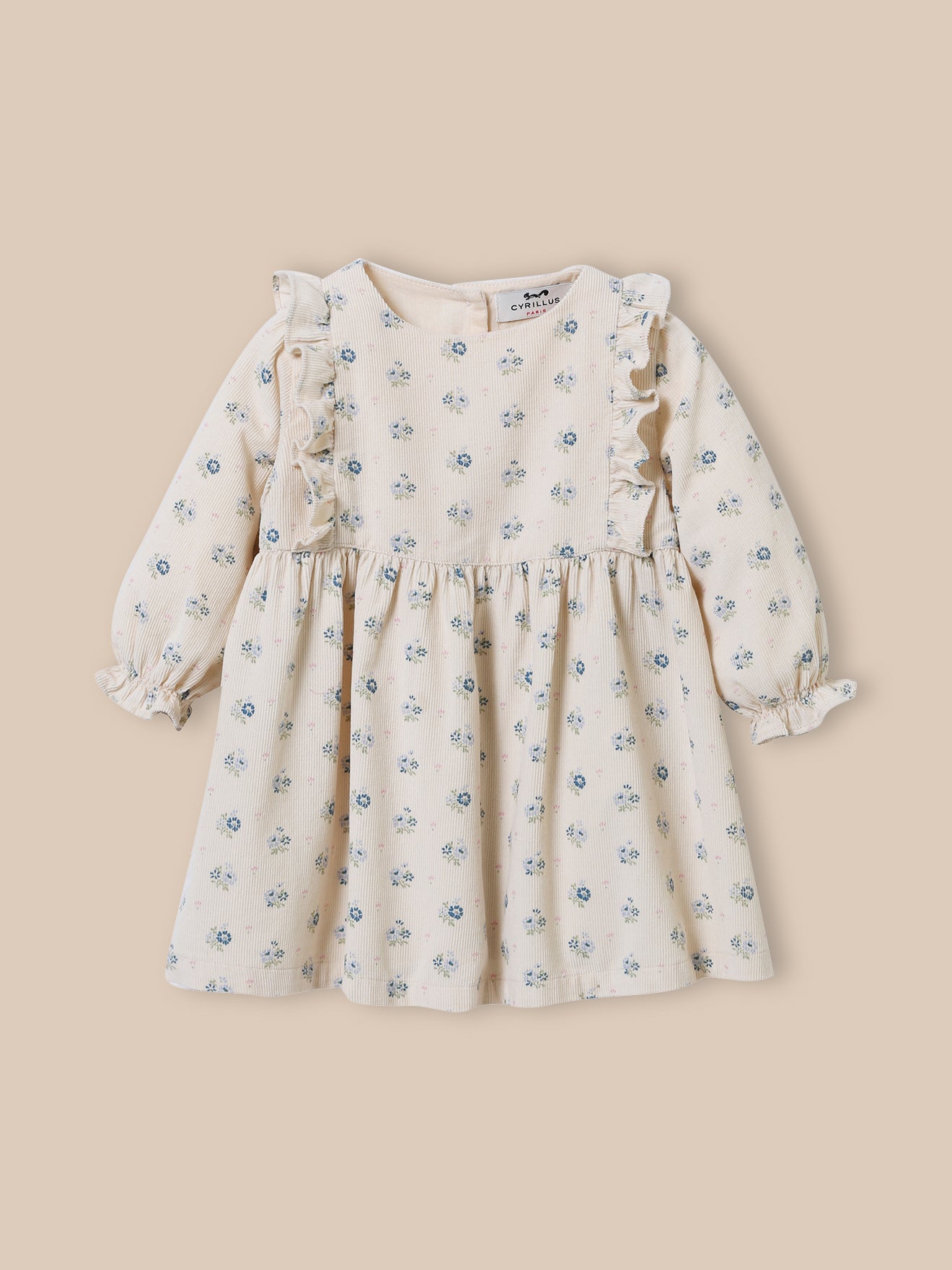 Baby-Kleid aus Velours