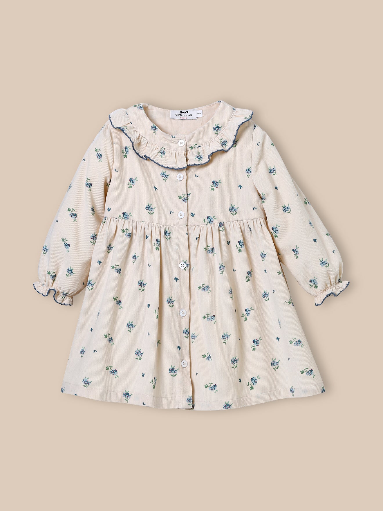 Baby-Kleid aus Velours