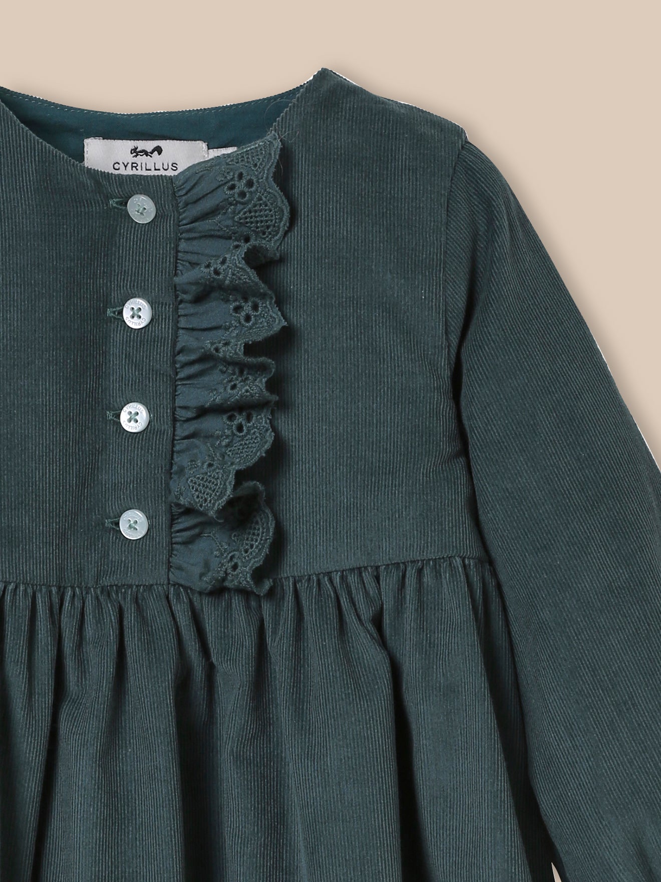 Baby-Kleid aus Samtcord