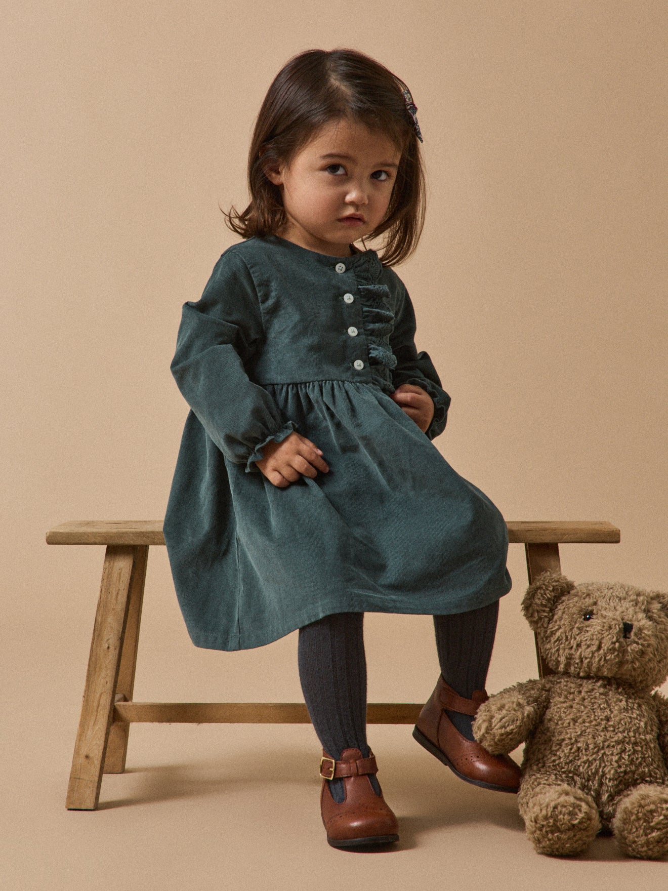 Baby-Kleid aus Samtcord