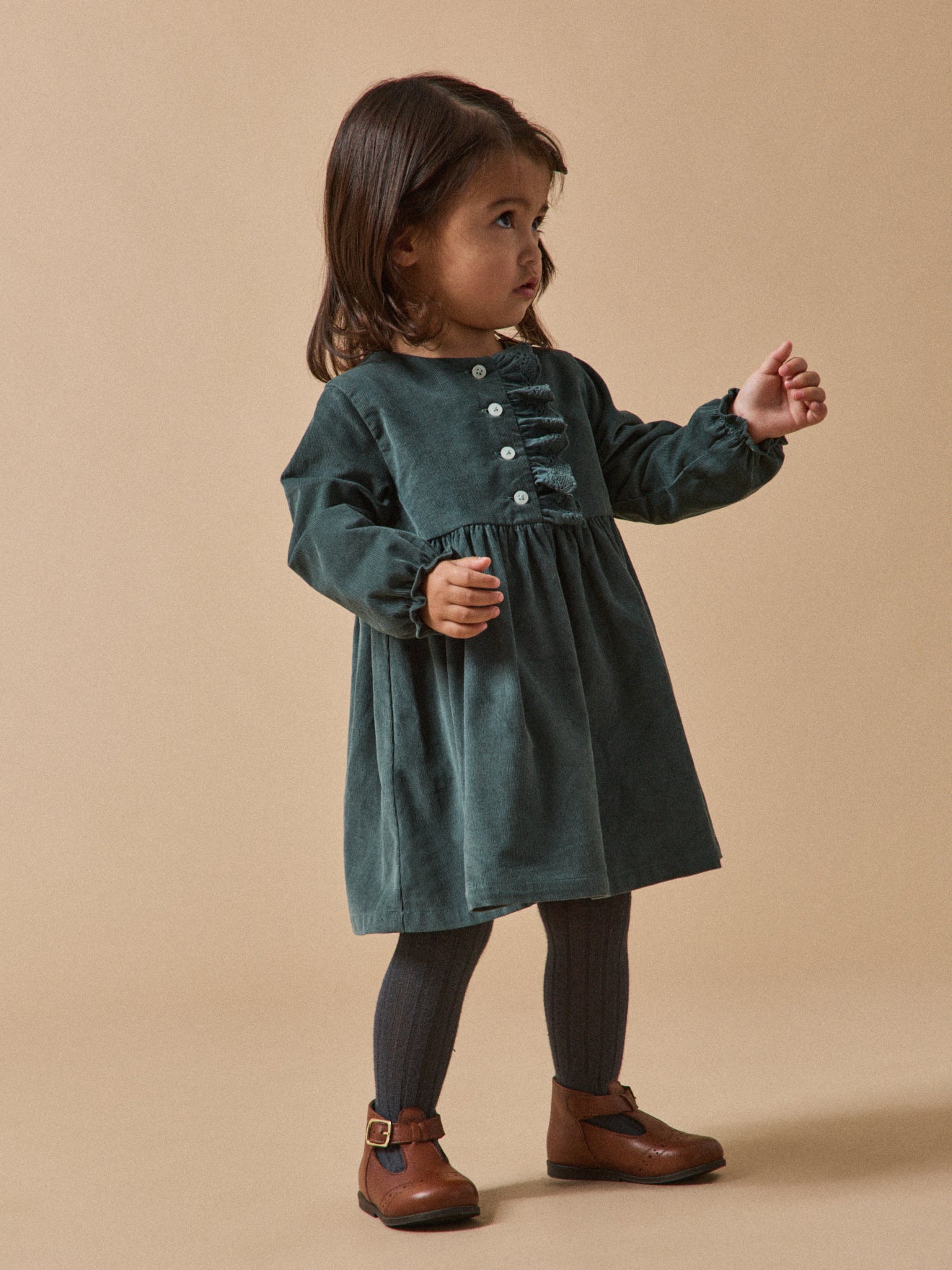 Baby-Kleid aus Samtcord