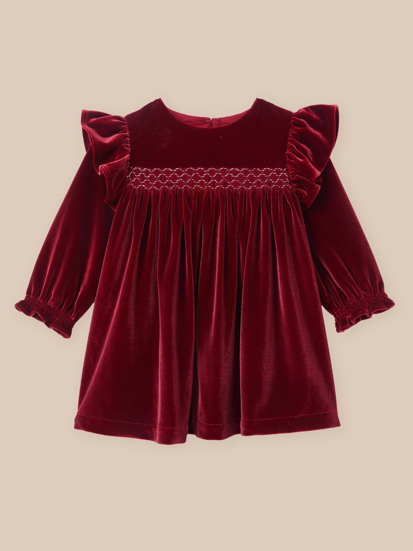 Babykleid aus Pannesamt