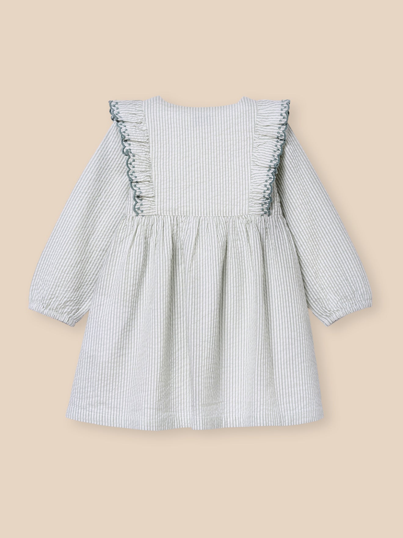 Kleid aus Seersucker, Baby