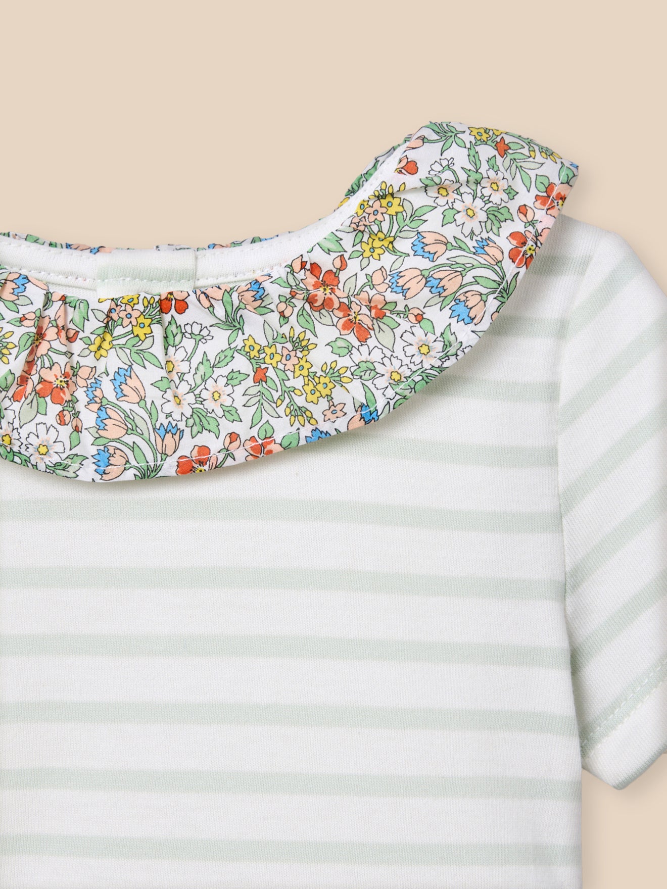 Marinière-Kleid, Baby - Bio-Baumwolle