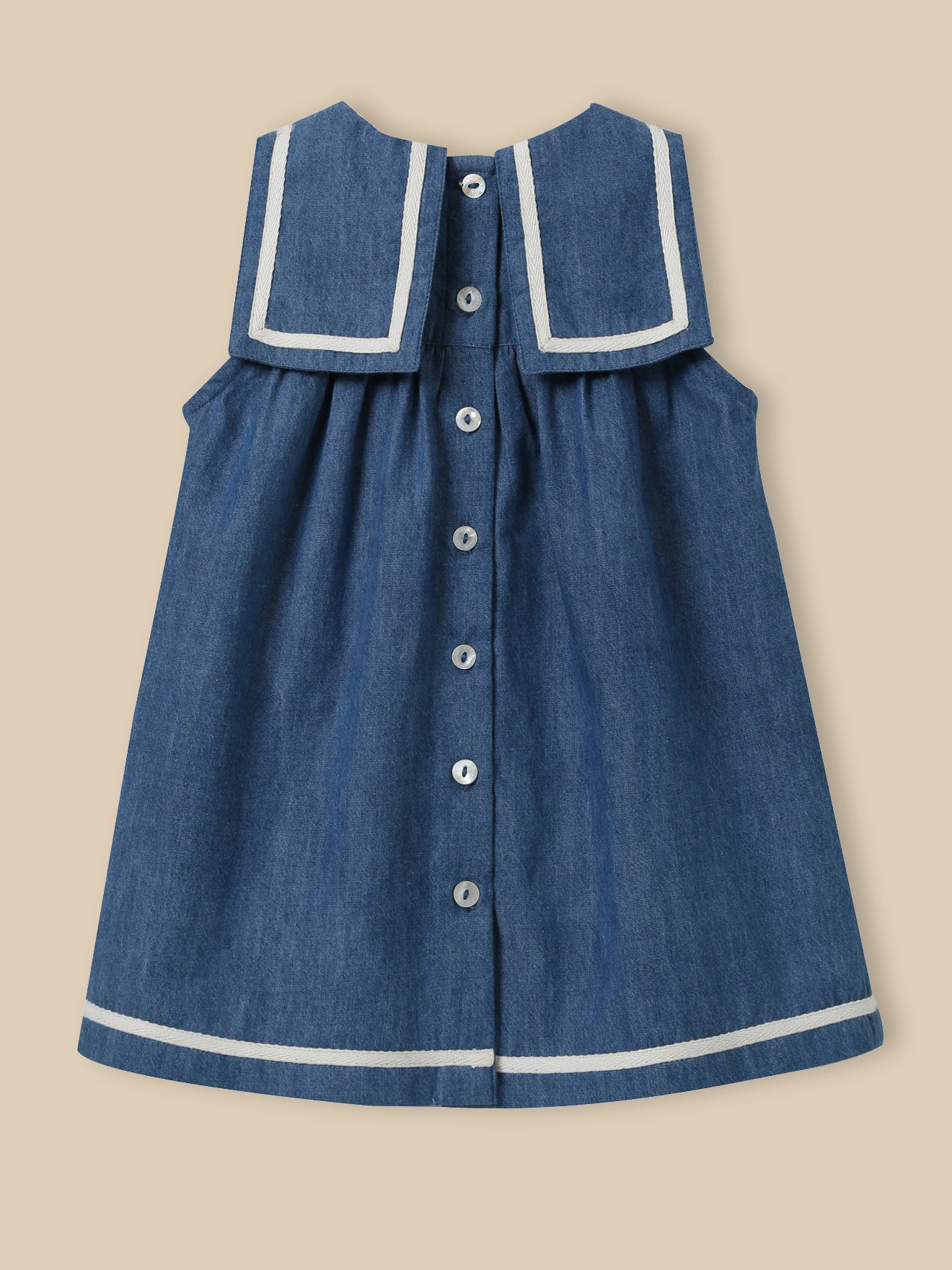 Denim-Kleid light, Baby