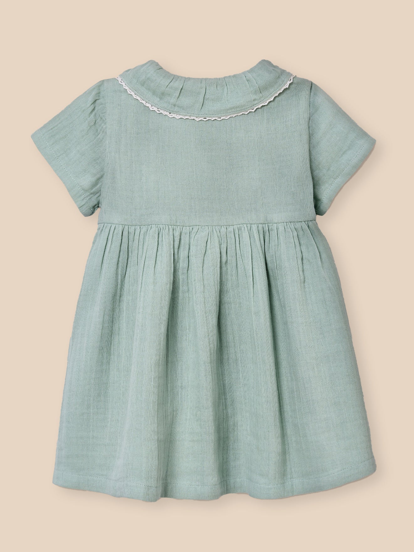 Kleid aus Baumwollgaze, Baby