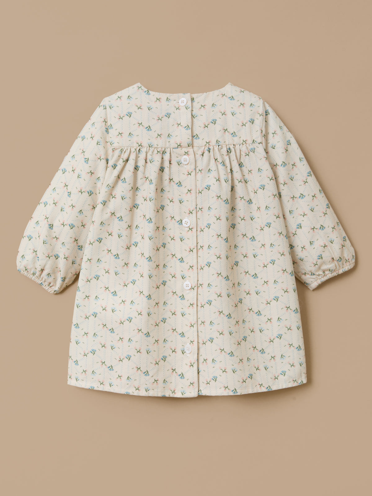 Bedrucktes Baby-Kleid aus Feincord