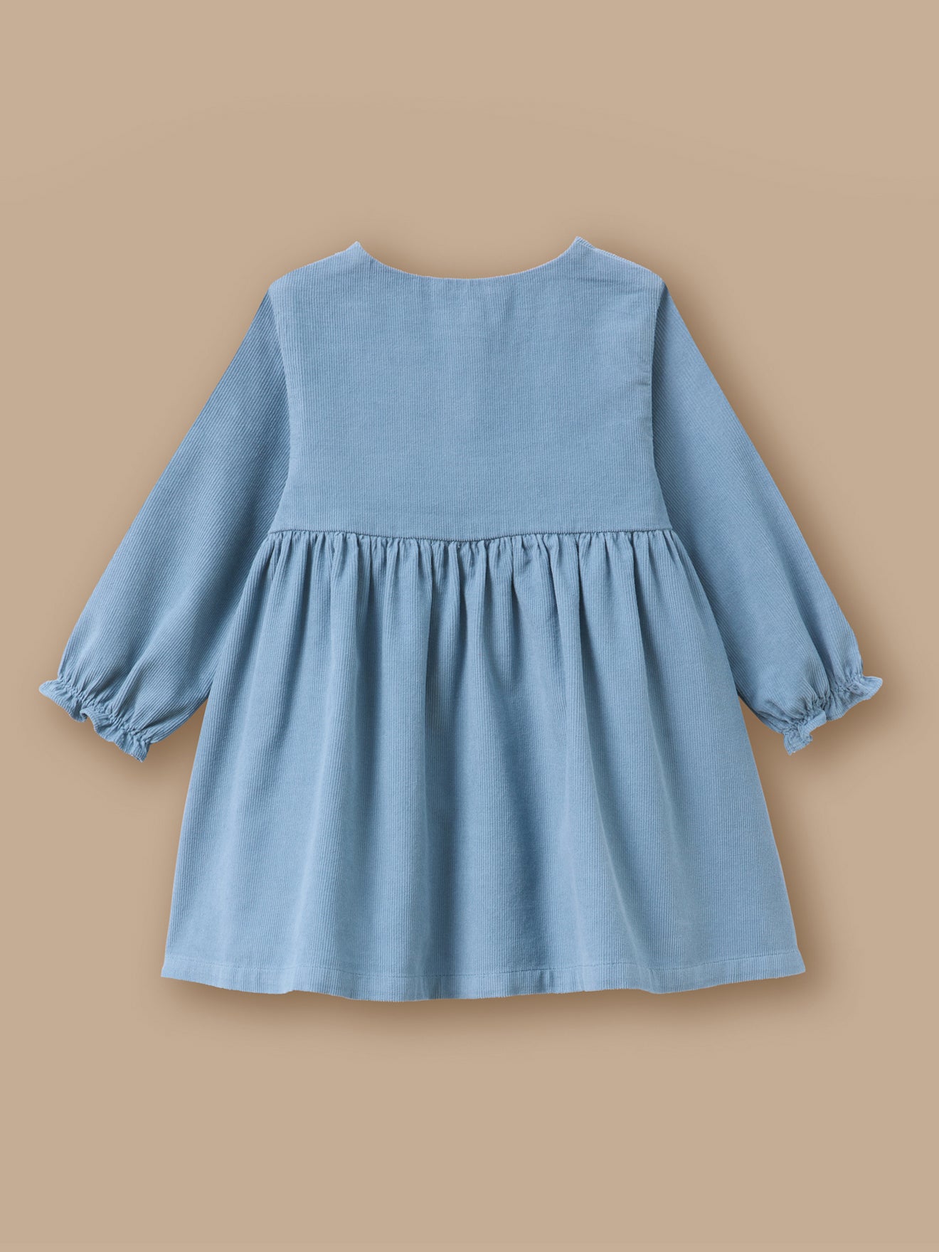 Kleid aus Cord und Stickerei, Baby