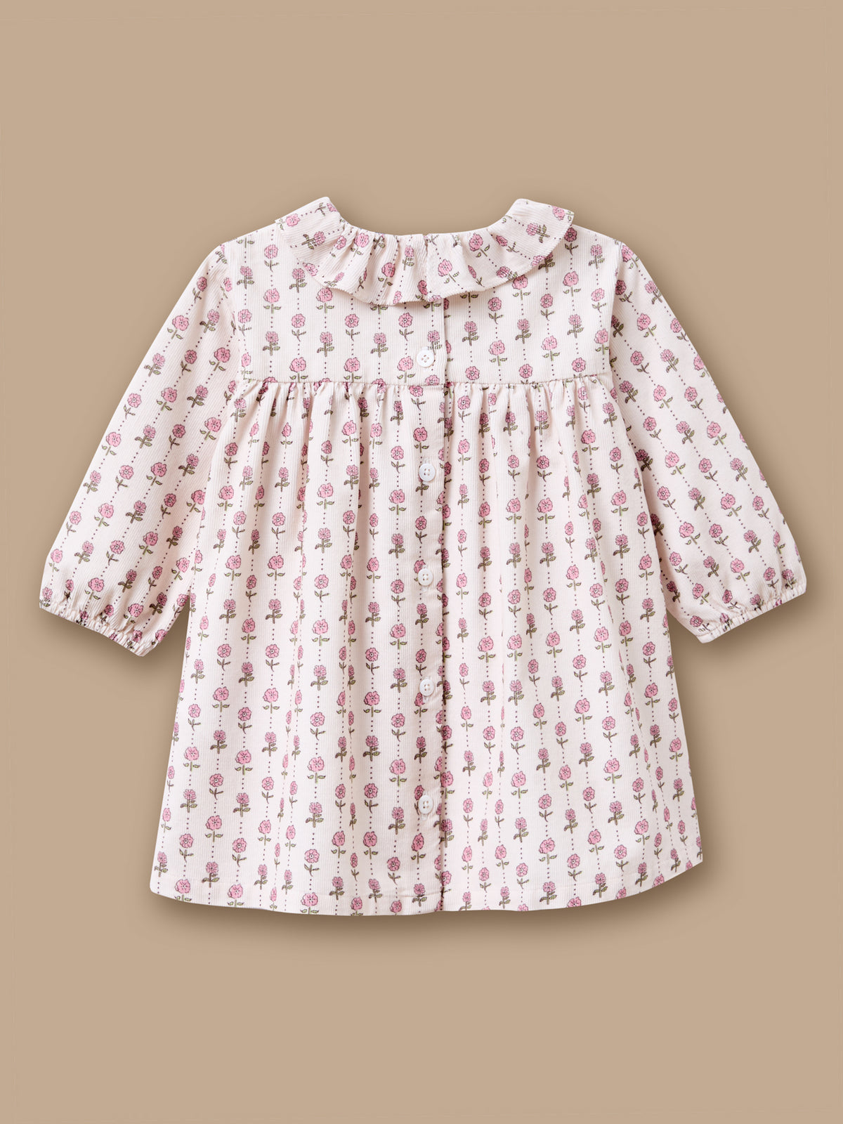 Bedrucktes Samtkleid für Baby