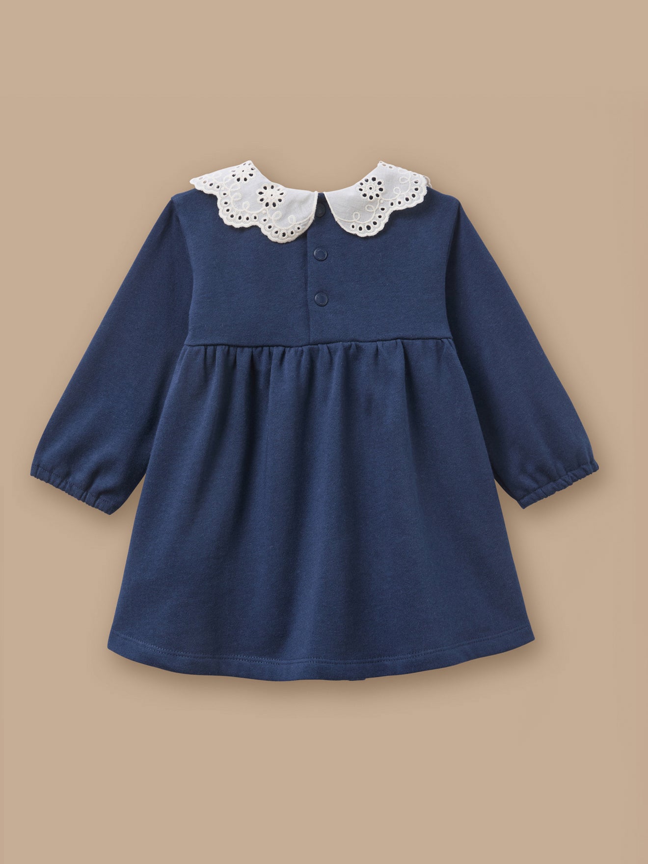 Baby-Kleid aus Molton