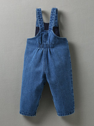 Baby-Latzhose aus leichtem Denim