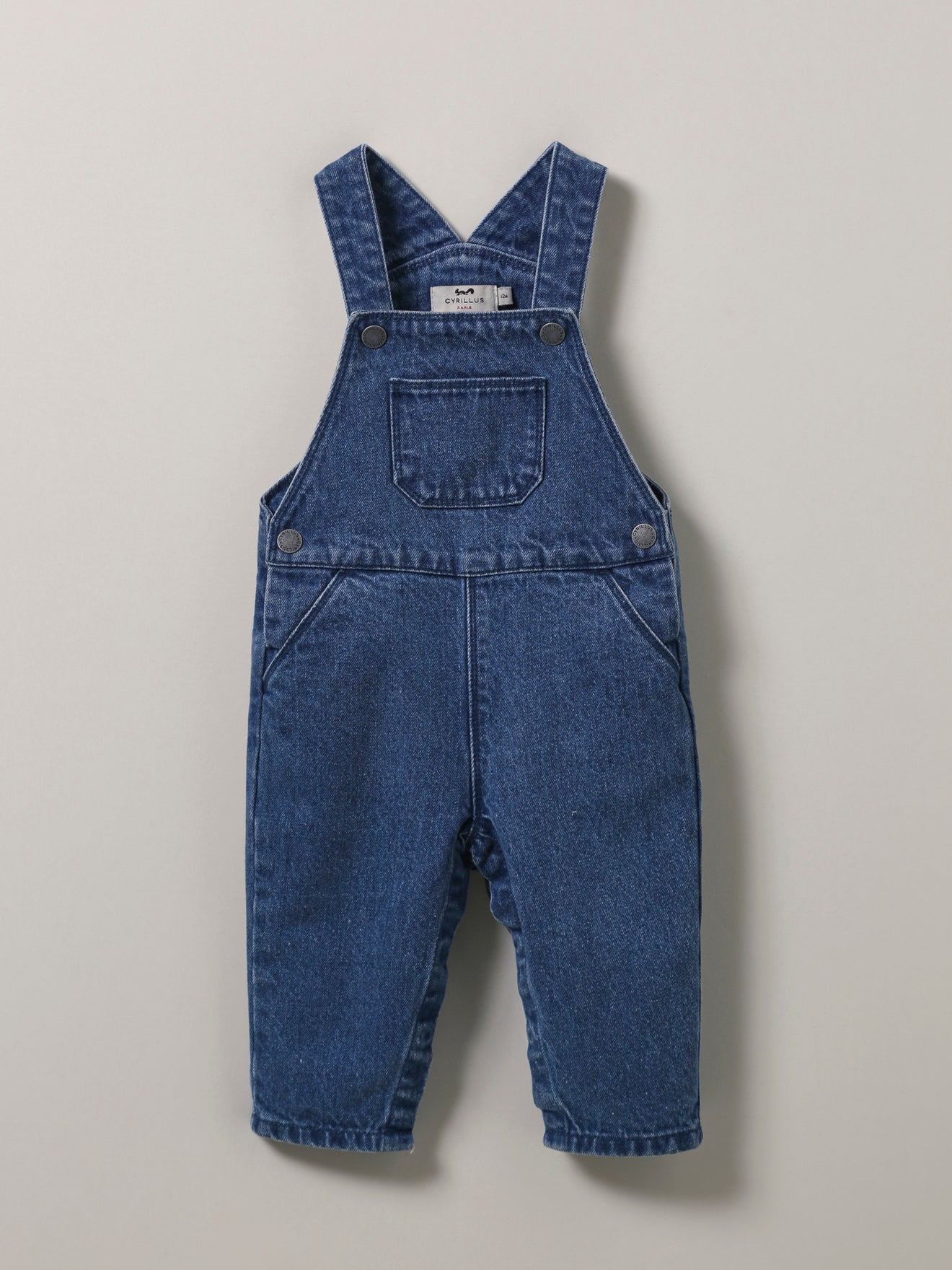 Baby-Latzhose aus Denim