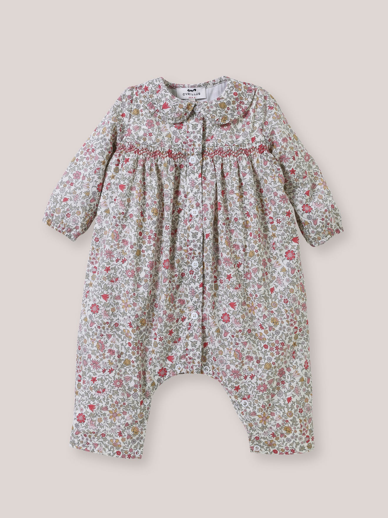 Baby-Overall aus Liberty®-Stoff « Godington »