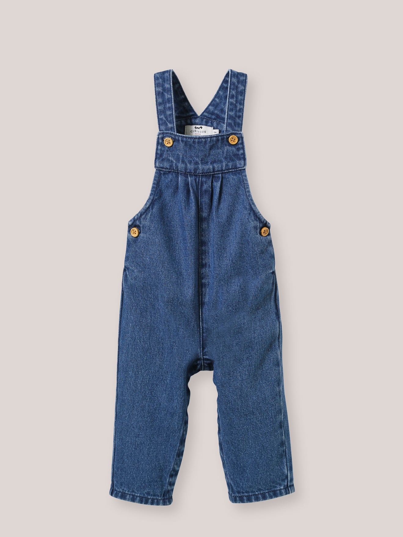 Baby-Latzhose aus Denim