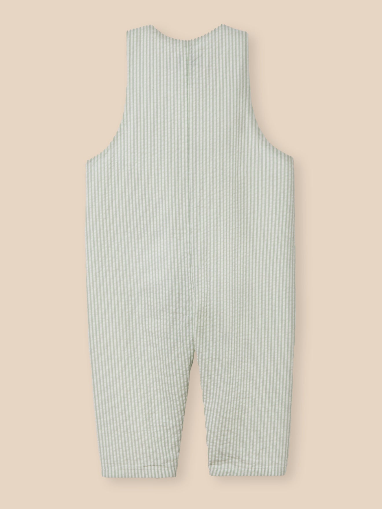 Baby-Latzhose aus Seersucker