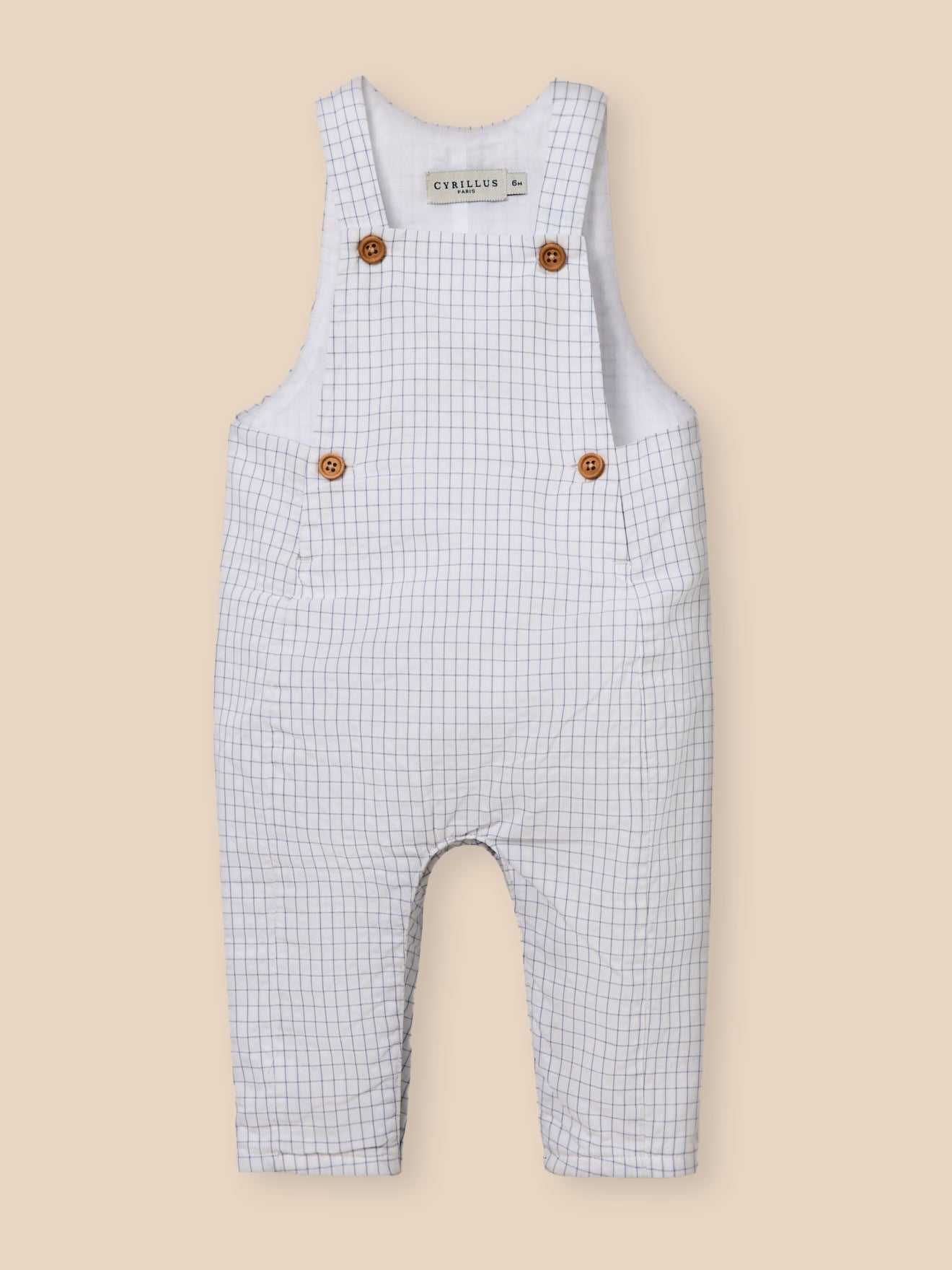 Baby-Latzhose mit Karomuster