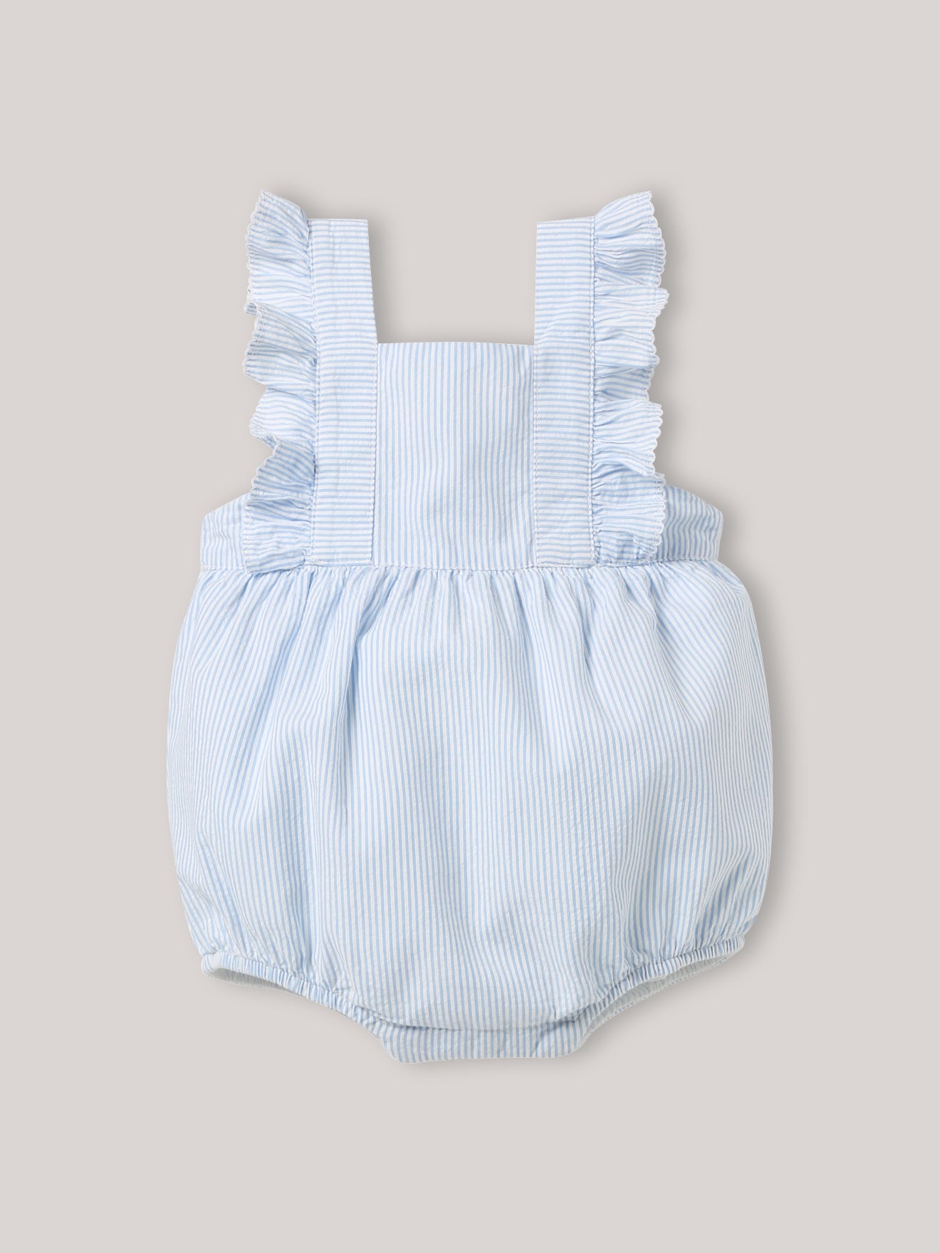 Babystrampler aus Seersucker