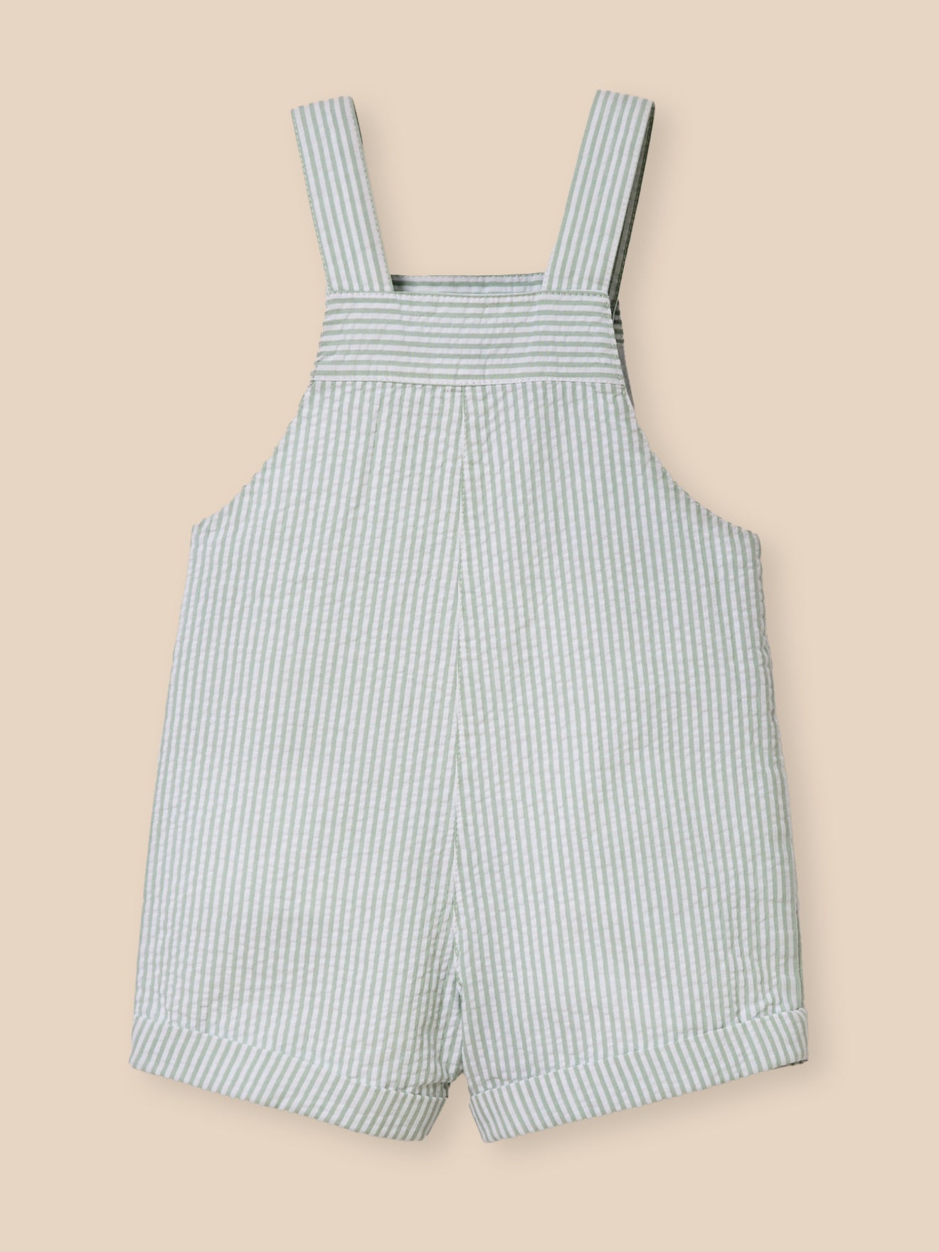 Baby-Latzshorts mit Vichy-Karos