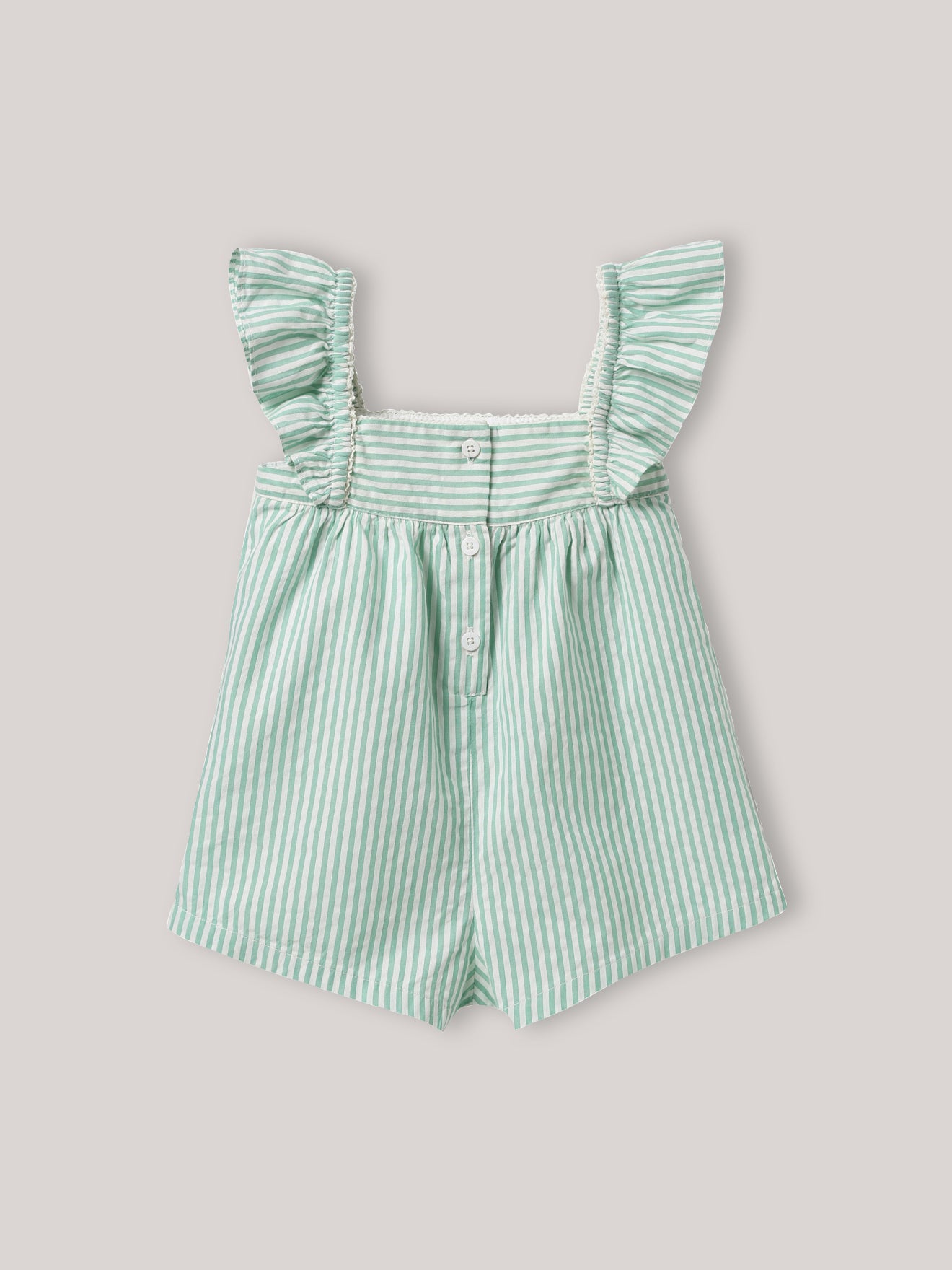 Baby-Kurzoverall mit Streifen