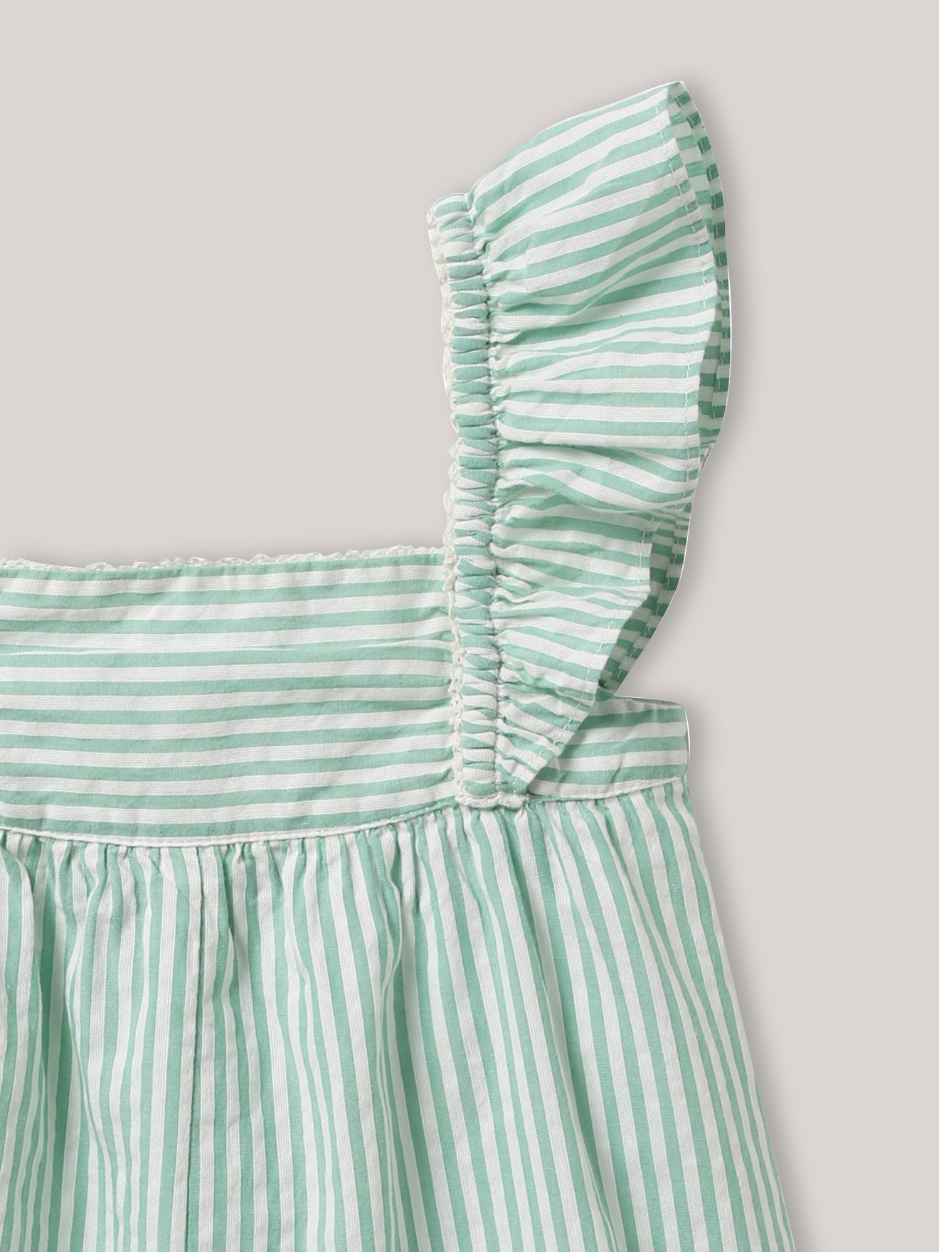 Baby-Kurzoverall mit Streifen