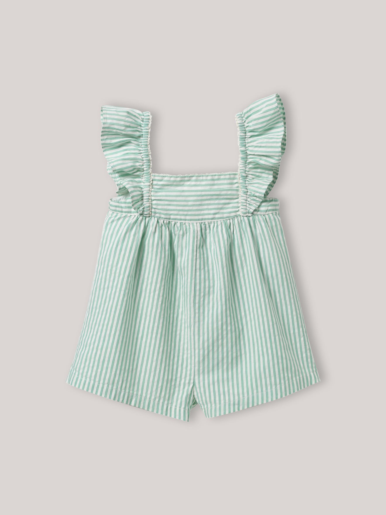 Baby-Kurzoverall mit Streifen