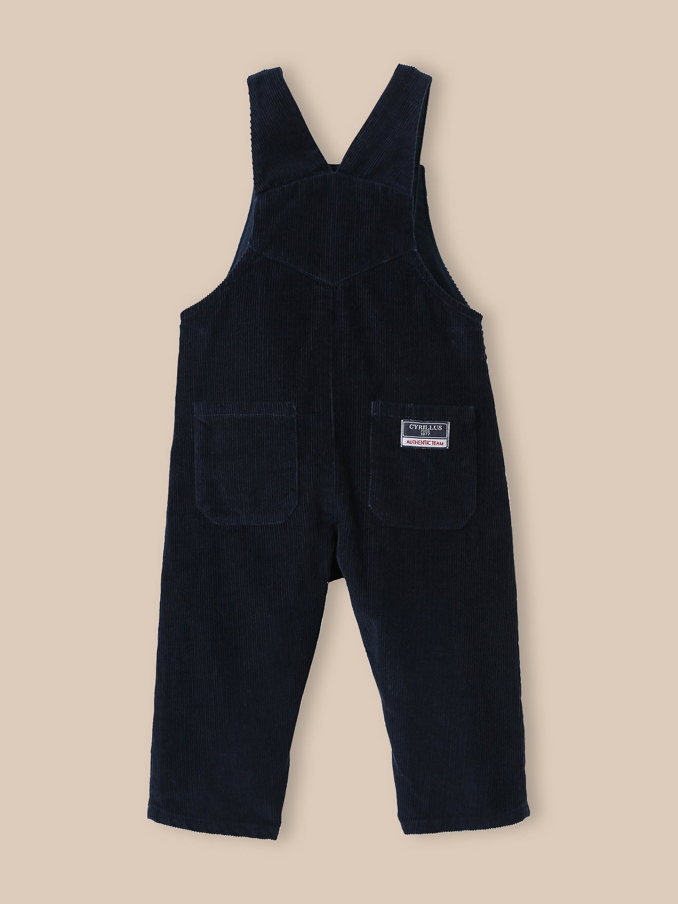 Baby-Latzhose aus Cordsamt