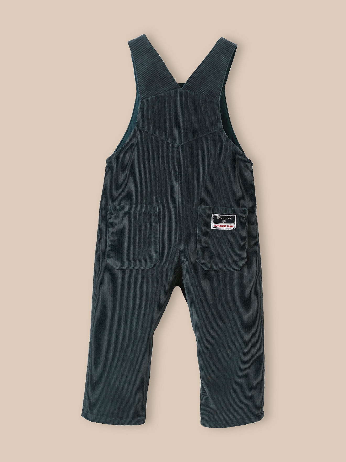 Baby-Latzhose aus Cordsamt