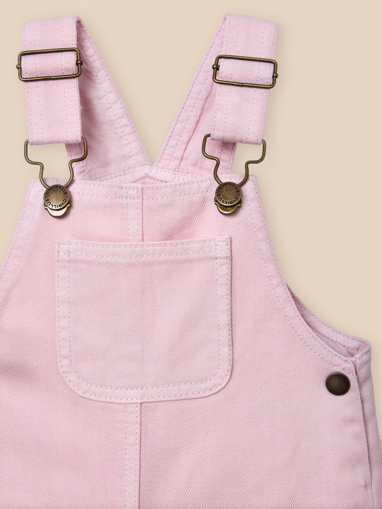 Baby-Latzhose aus Twill